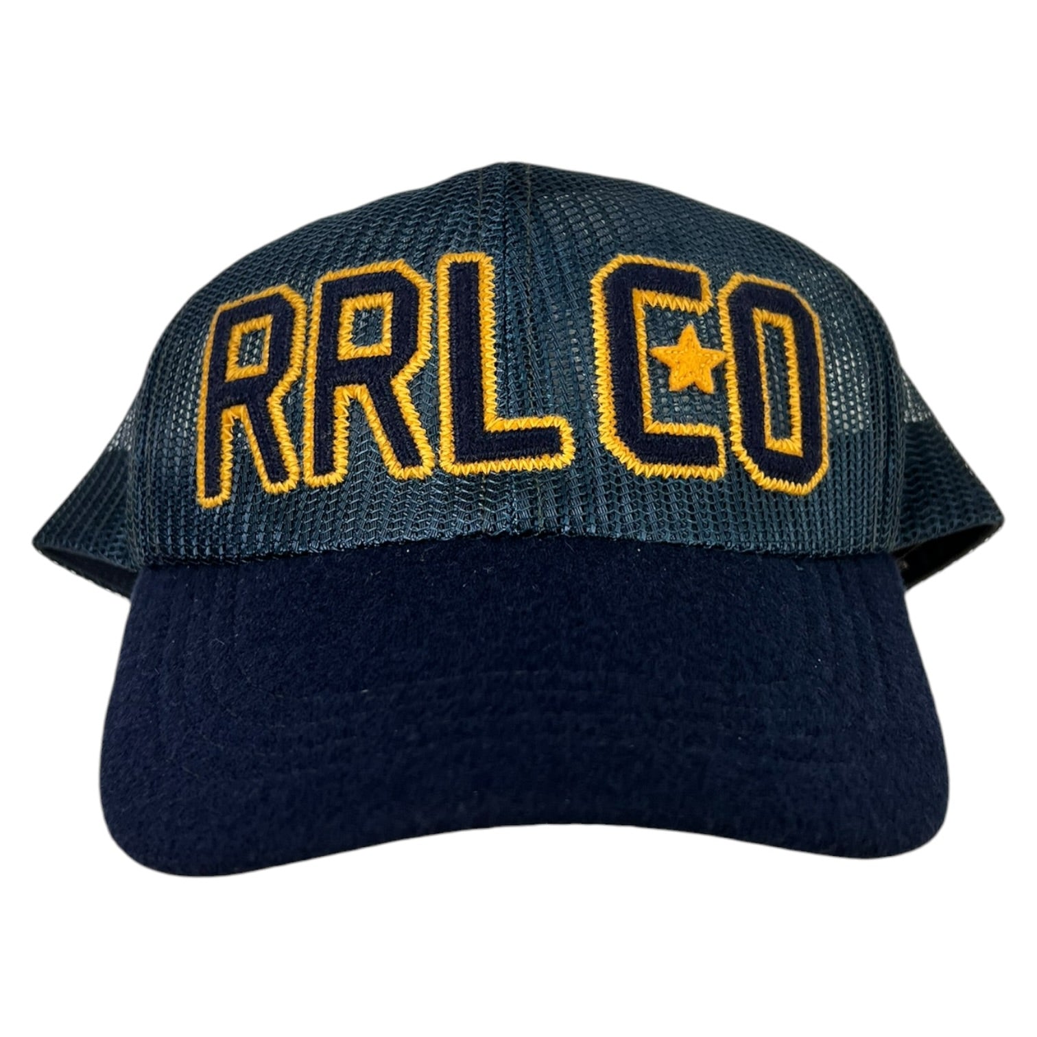 RRL Ralph Lauren Felt Bill Mesh Trucker Cap