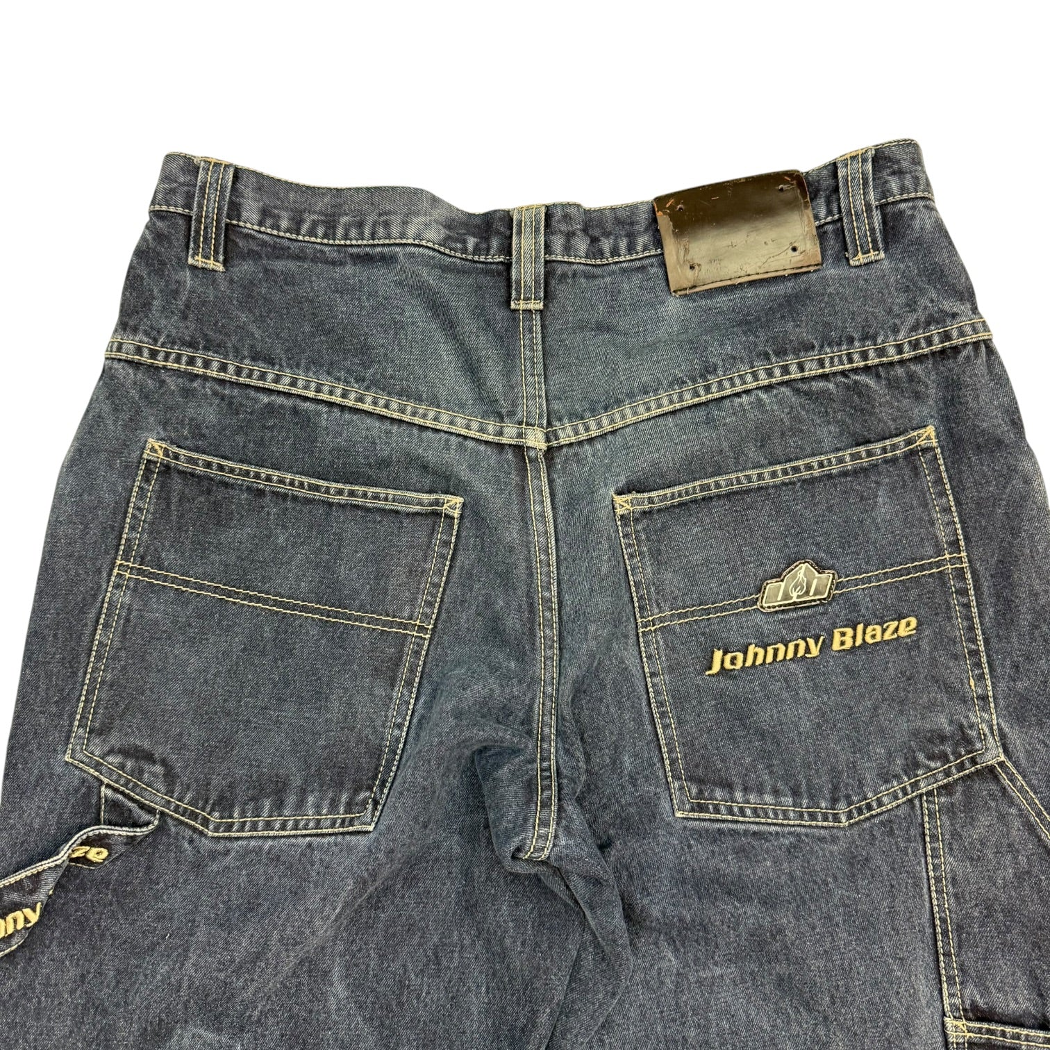 Vintage Y2K Johnny Blaze Denim Pants Dark Wash