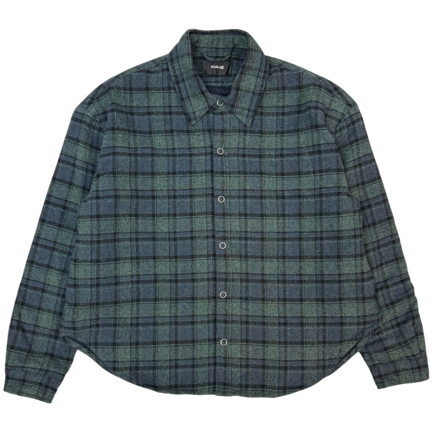 Vuja De Padded Flannel Jacket Green