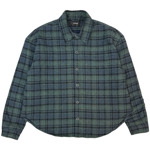 Vuja De Padded Flannel Jacket Green