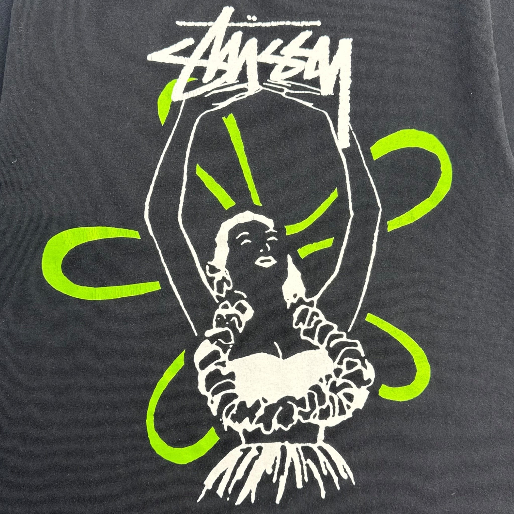 Y2K Stussy Aloha Hula Girl T-Shirt