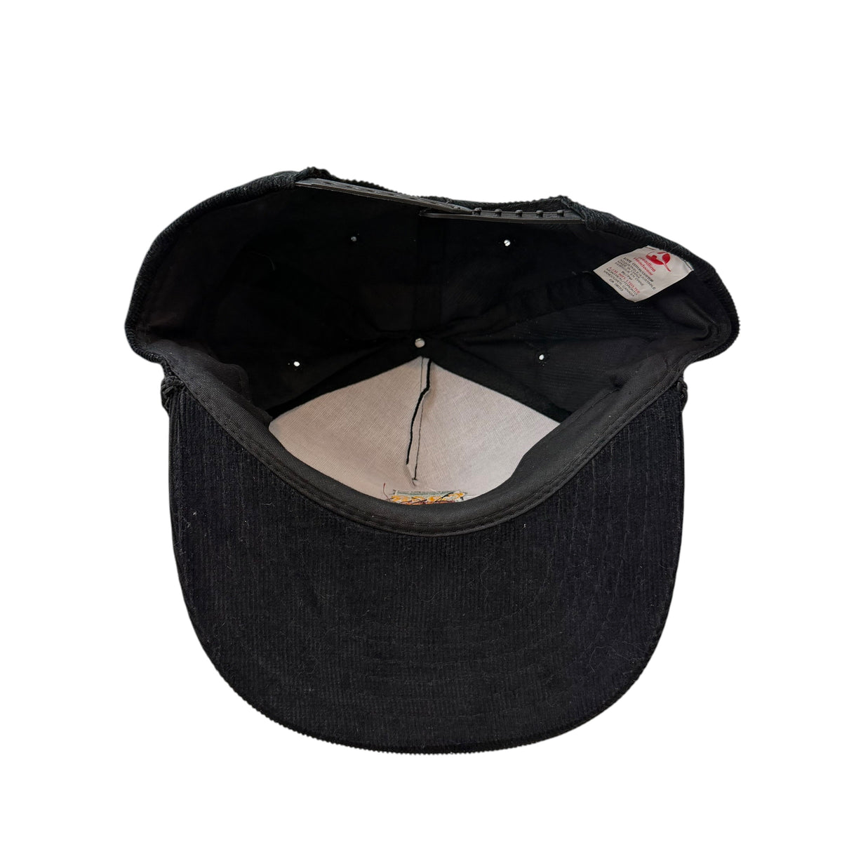 Vintage Cook County Saloon Corduroy Snapback Black