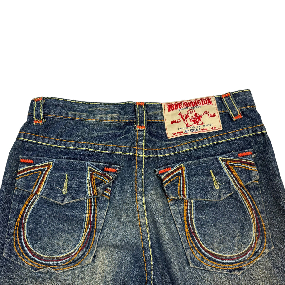 Vintage True Religion Flared Jeans Blue