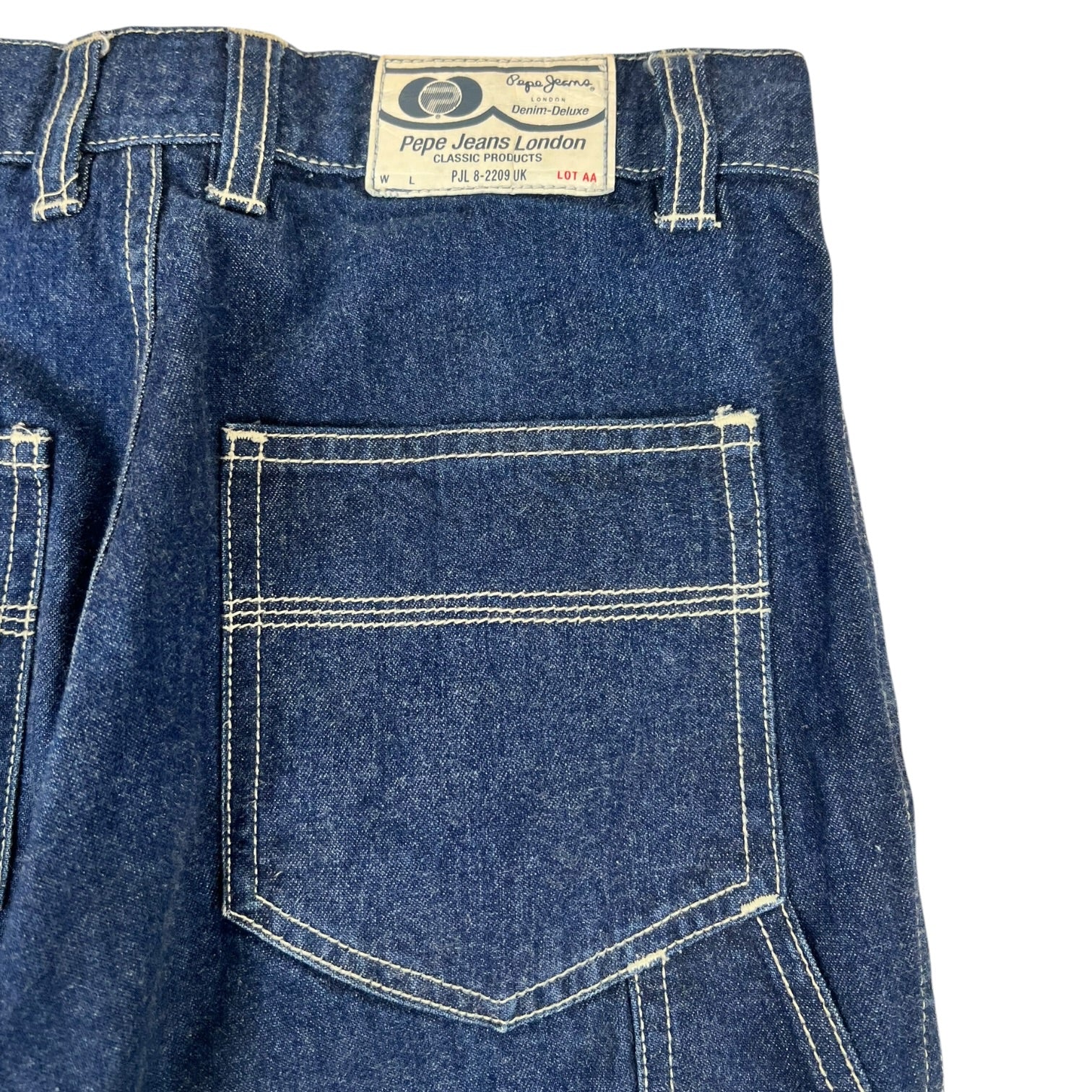 (W) Vintage Y2K Pepe Jeans Dark Wash Denim Pants
