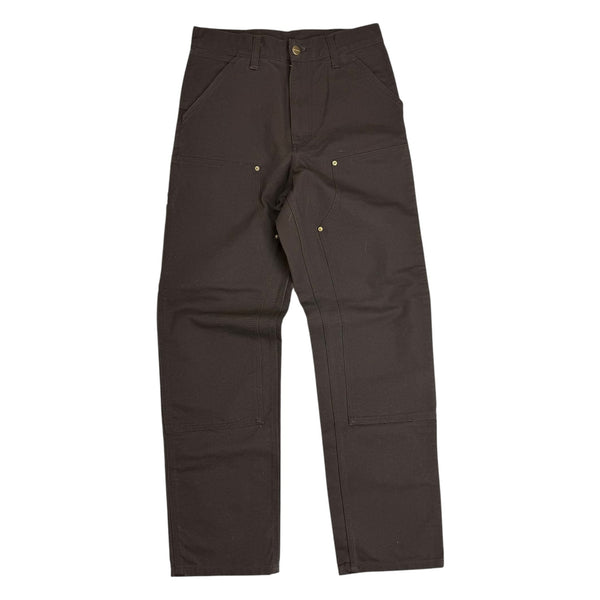 (W) Carhartt WIP Double Knee Pants Brown