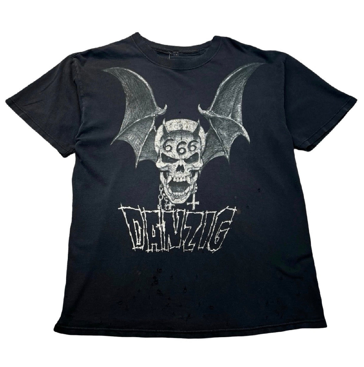 Vintage Danzig 666 Skull T-Shirt Black