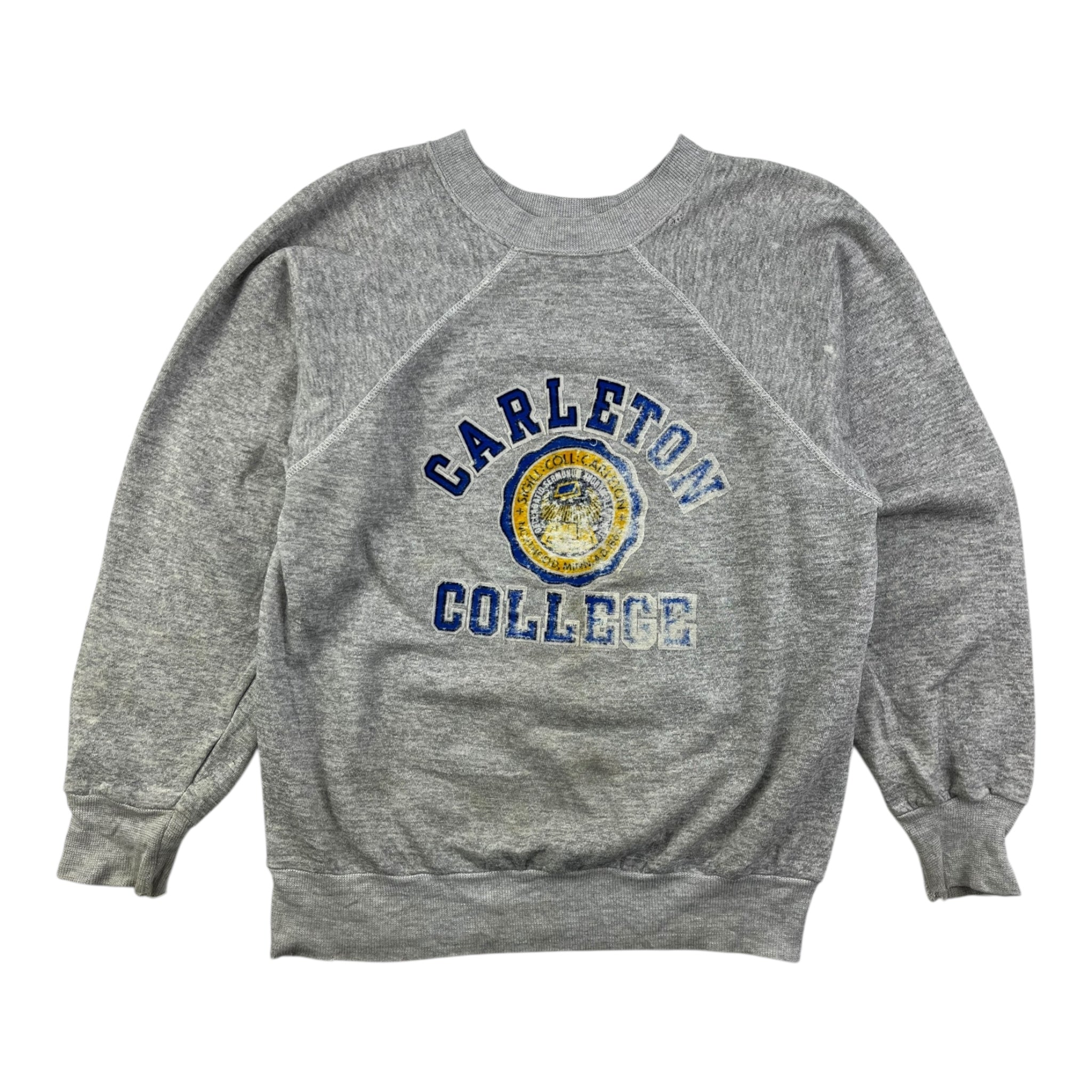 Vintage Carleton College Raglan Sleeve Champion Sweatshirt