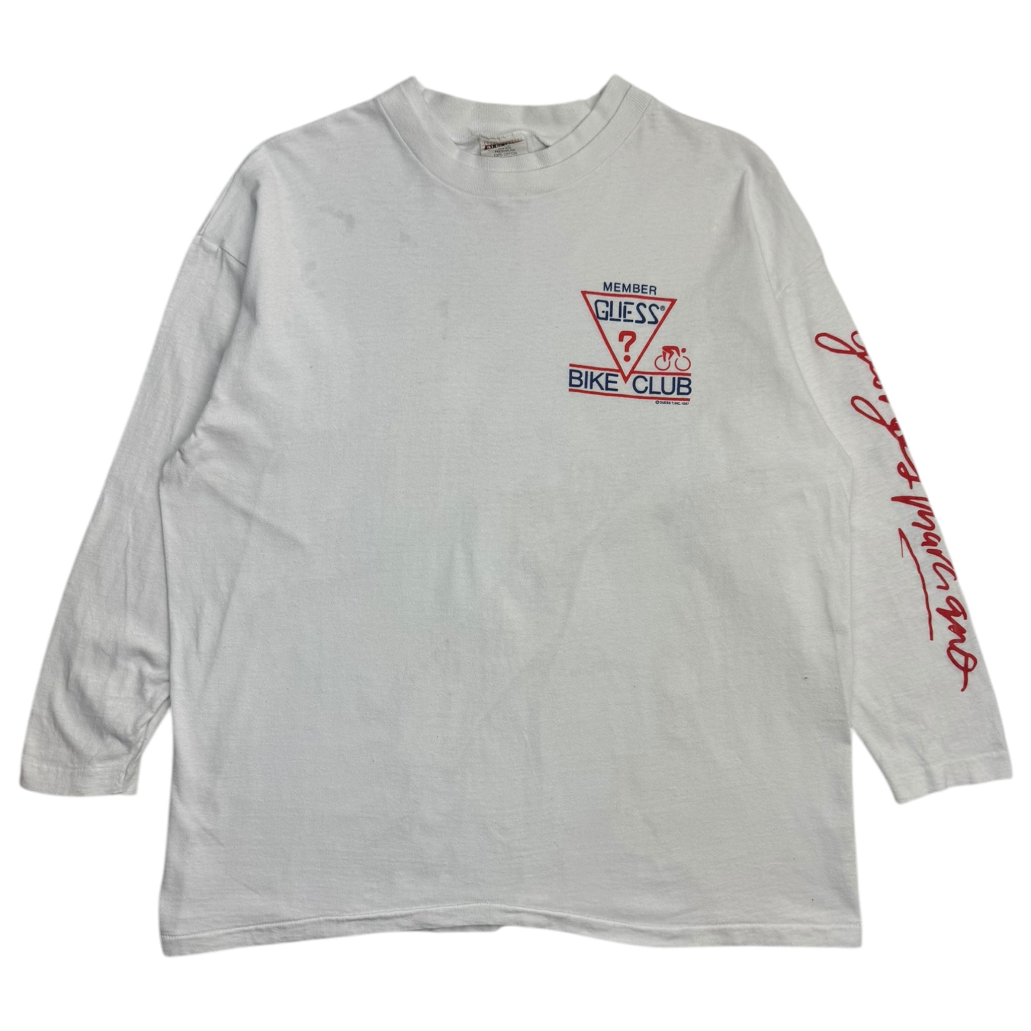 1987 Guess Bike Club Raglan T-Shirt