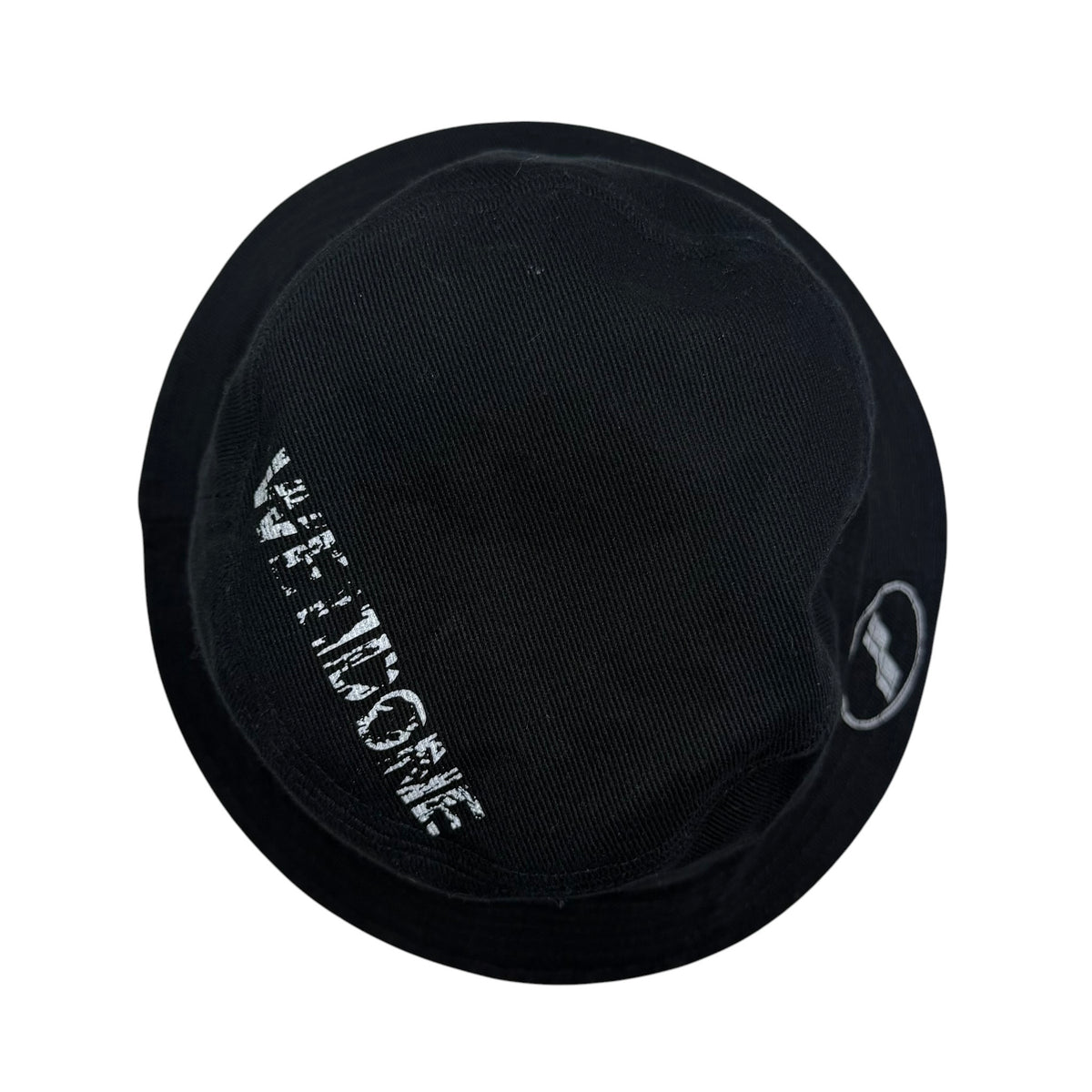 We11done Logo Stamp Bucket Hat Black