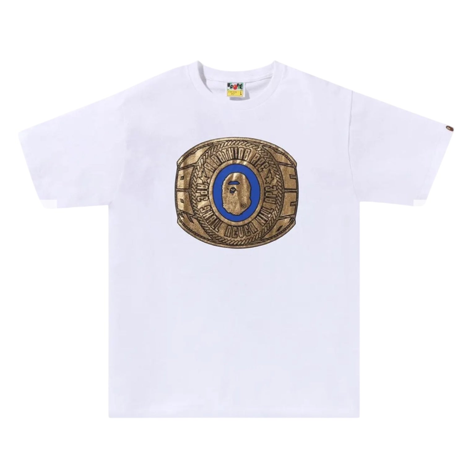 Bape Foil Ring Tee White