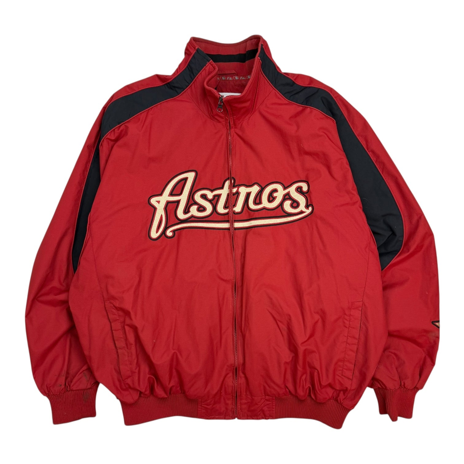 Vintage Houston Astros Windbreaker Jacket Red