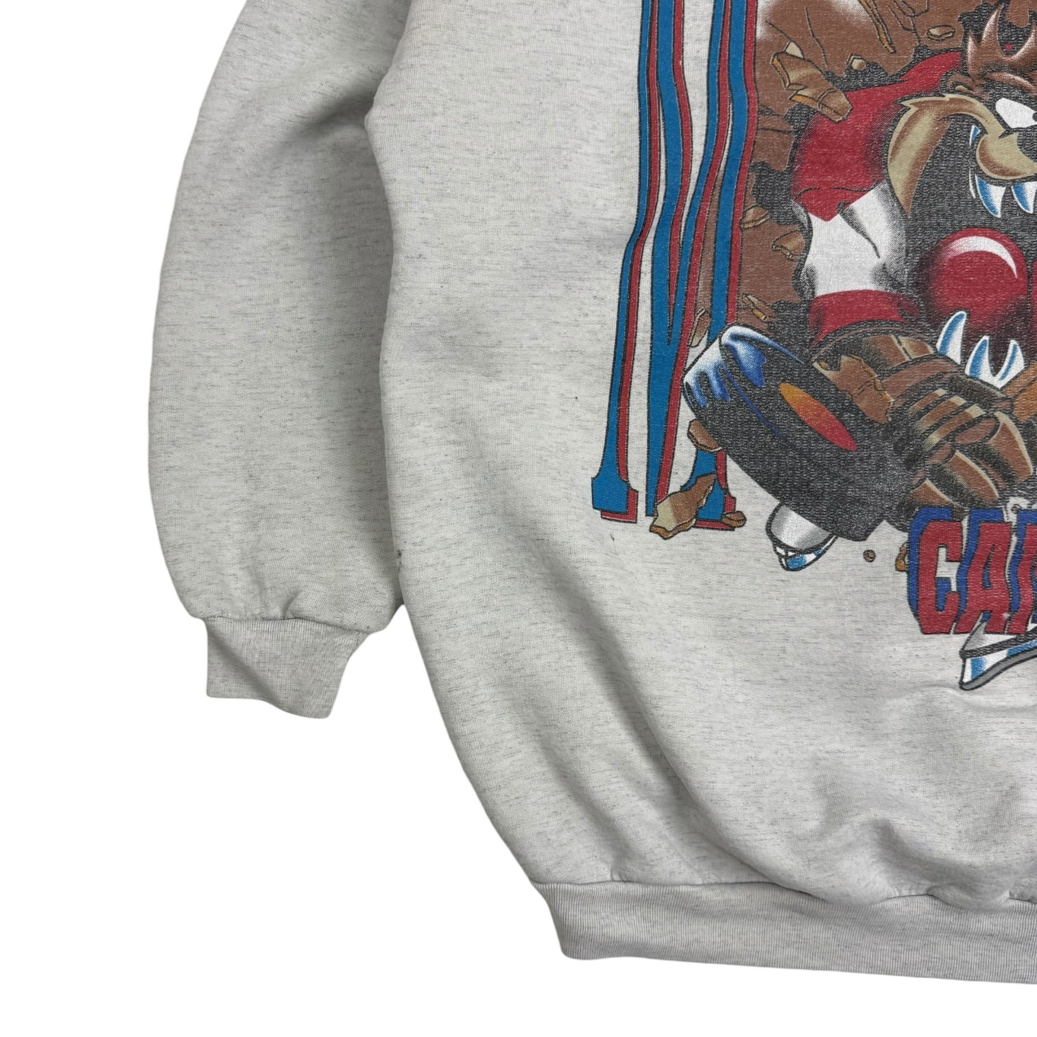 1994 Montreal Canadiens Tasmanian Devil Crewneck Grey