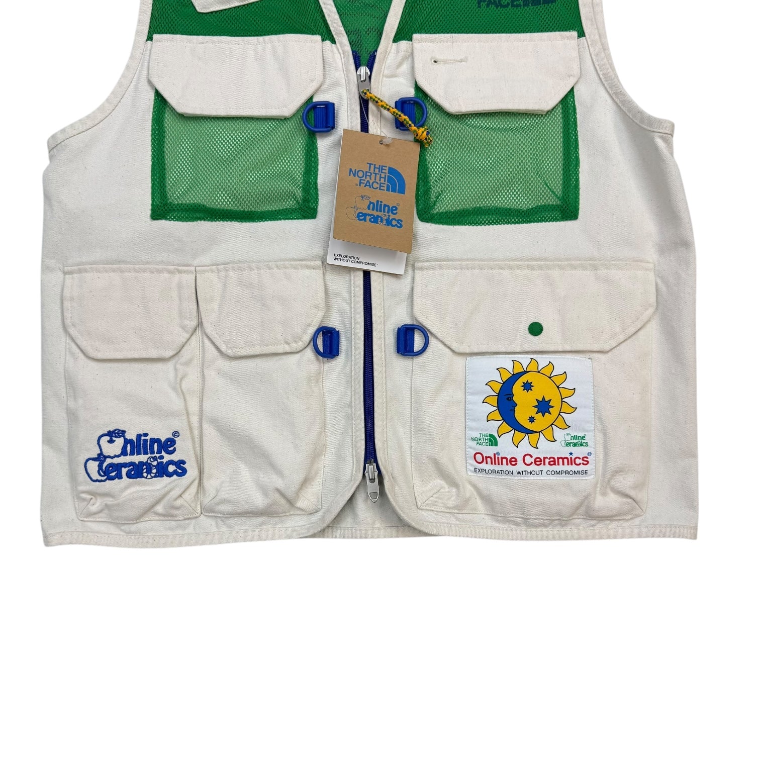 The North Face x Online Ceramics M66 Utility Vest Cream/Green