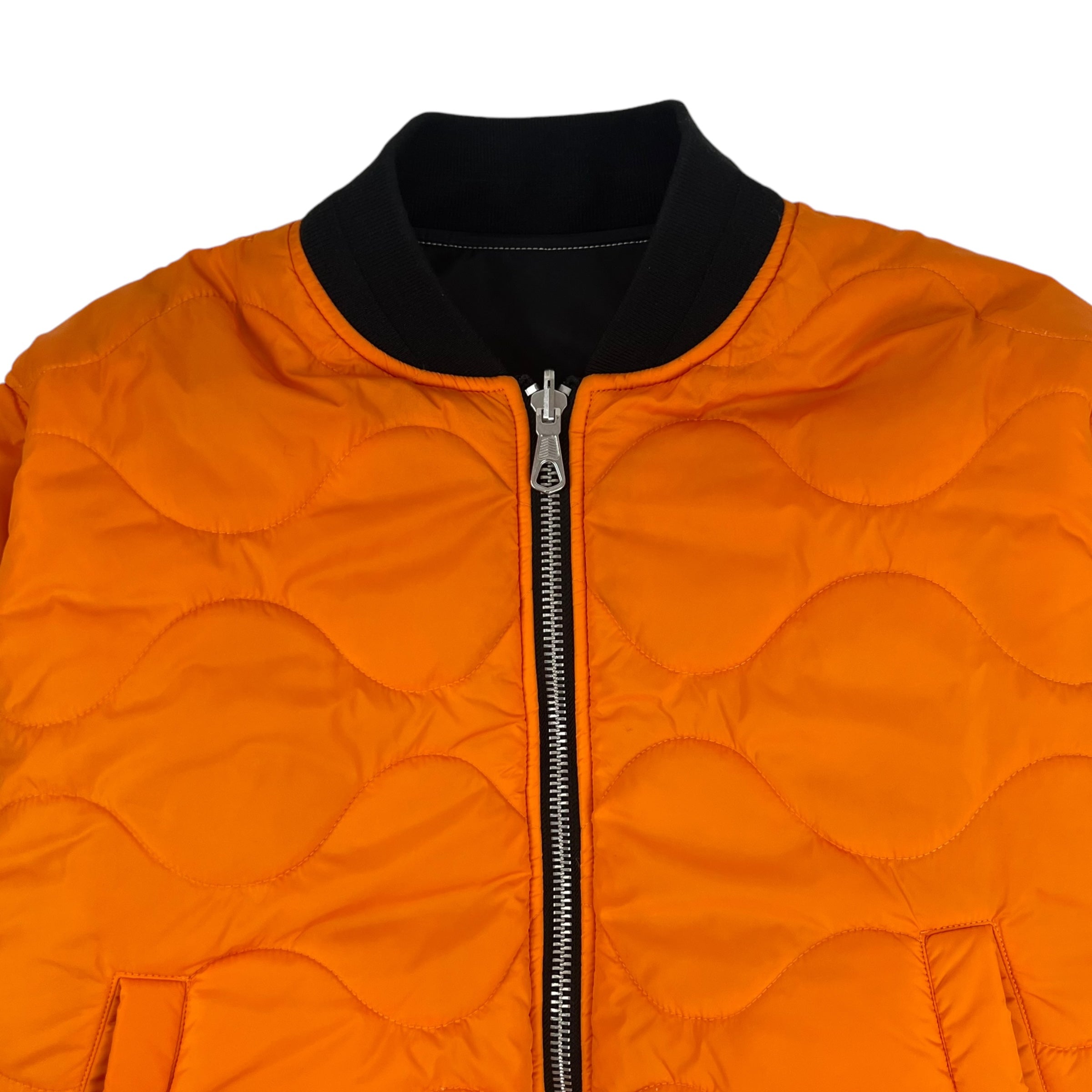 Stussy Built Reversible Bomber Jacket Black/Orange