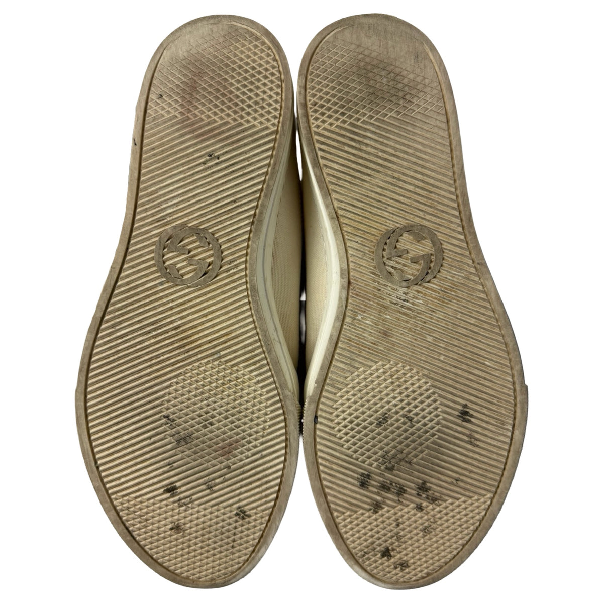 Gucci Canvas Low Top Sneakers White (Used)