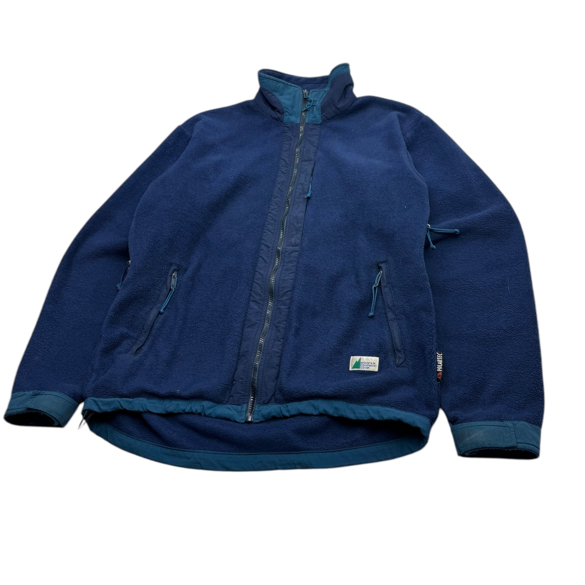 Vintage MEC Tech Fleece Zip Up Navy