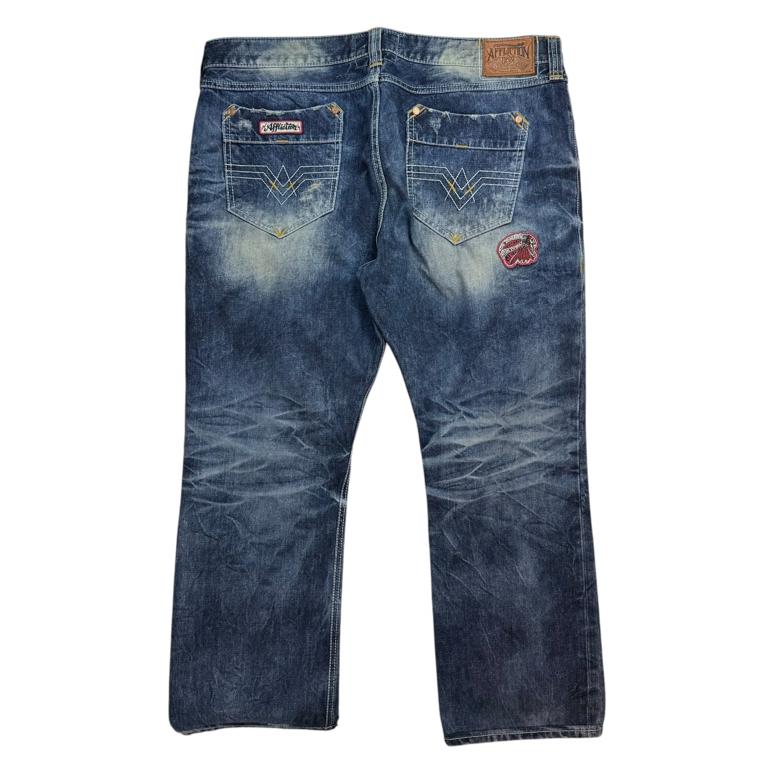 Vintage Y2K Affliction Denim Pants Medium Wash