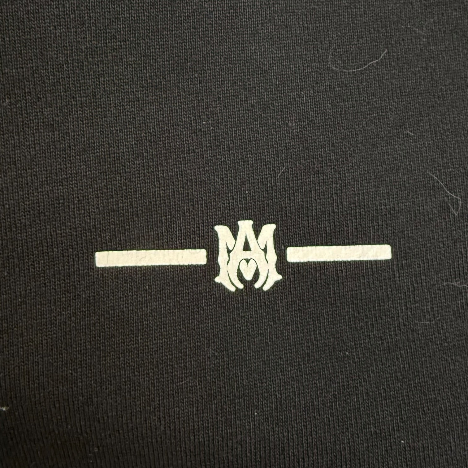 Amiri MA Bar Hoodie Black