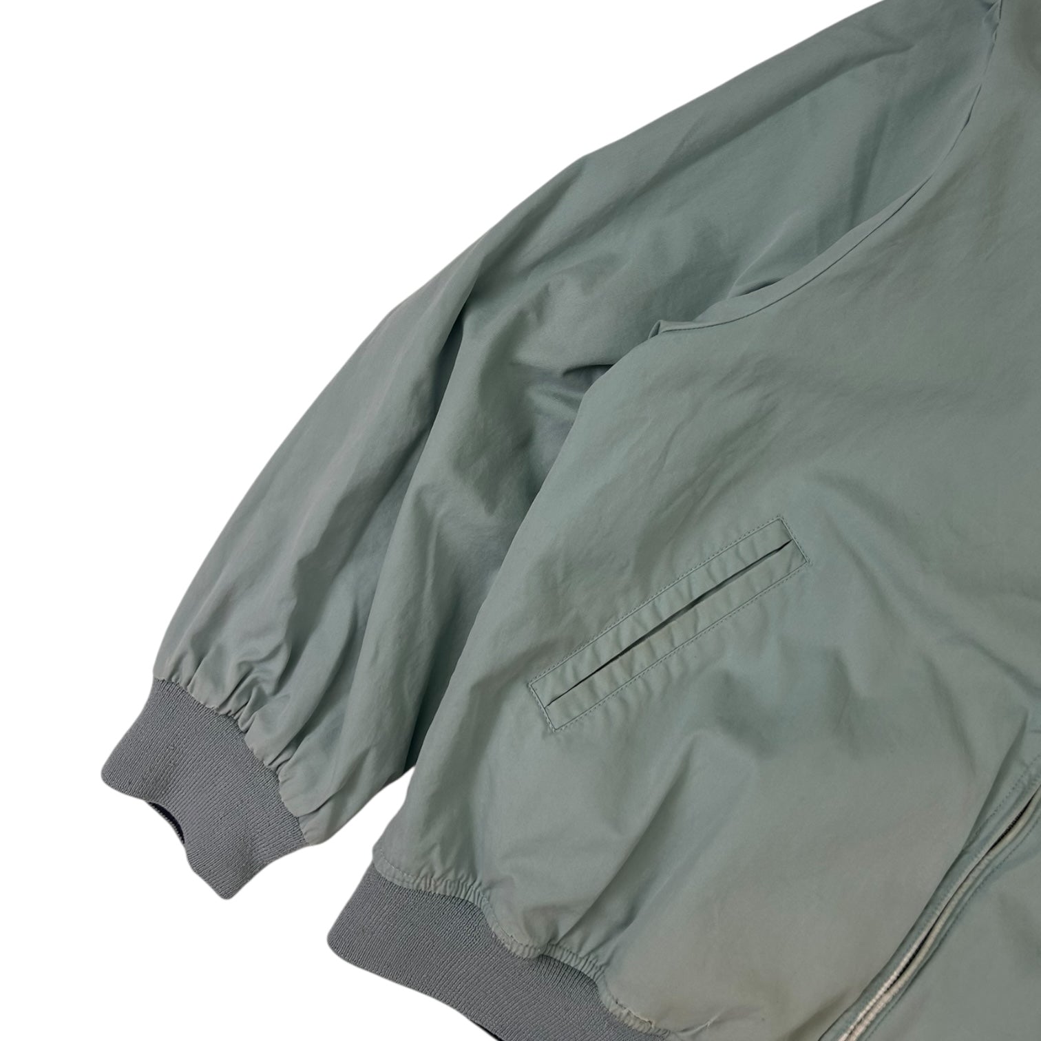 Vintage Valentino Reversible Bomber Jacket Navy/Sage