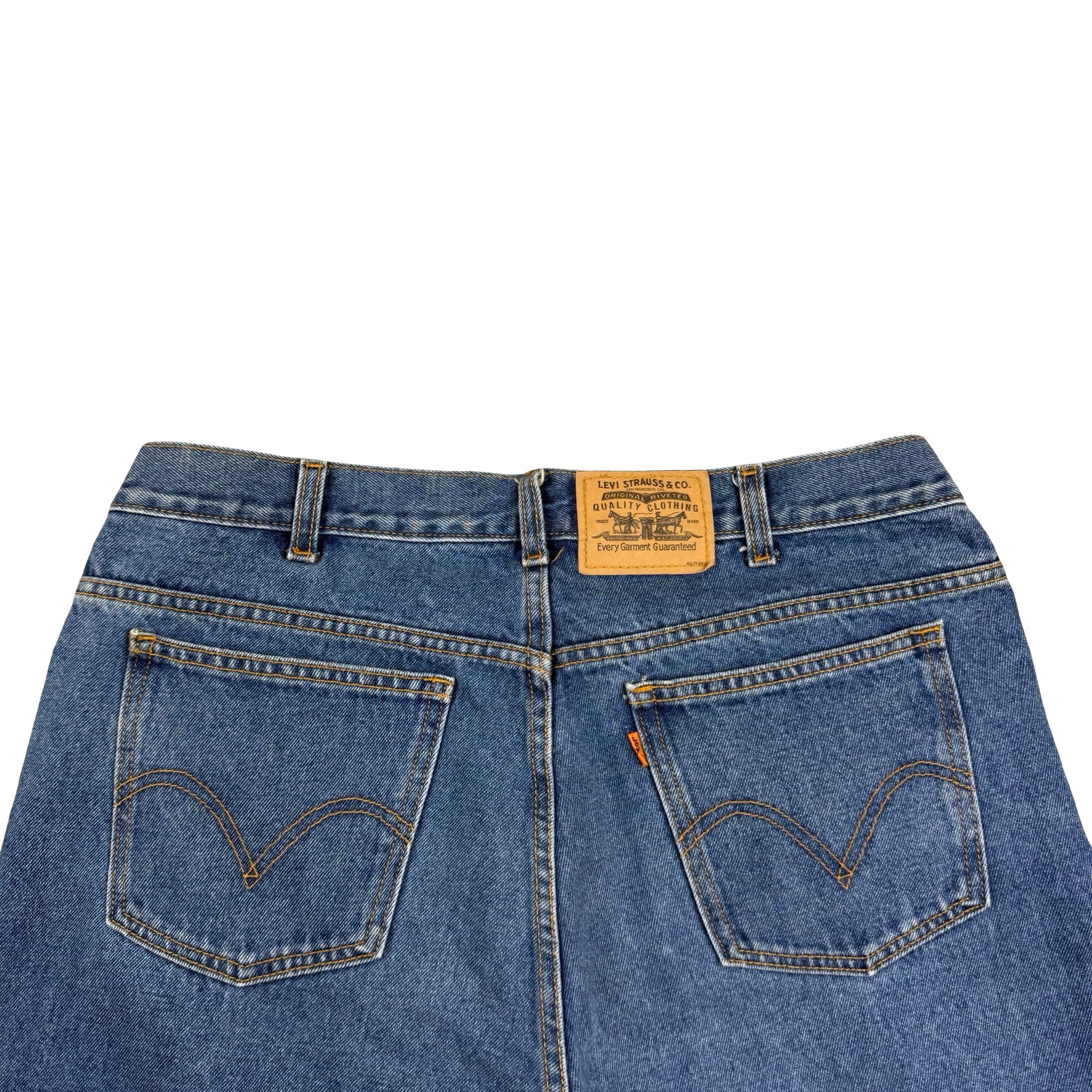 Vintage Levi’s Dark Wash Orange Tab Denim Jeans Blue