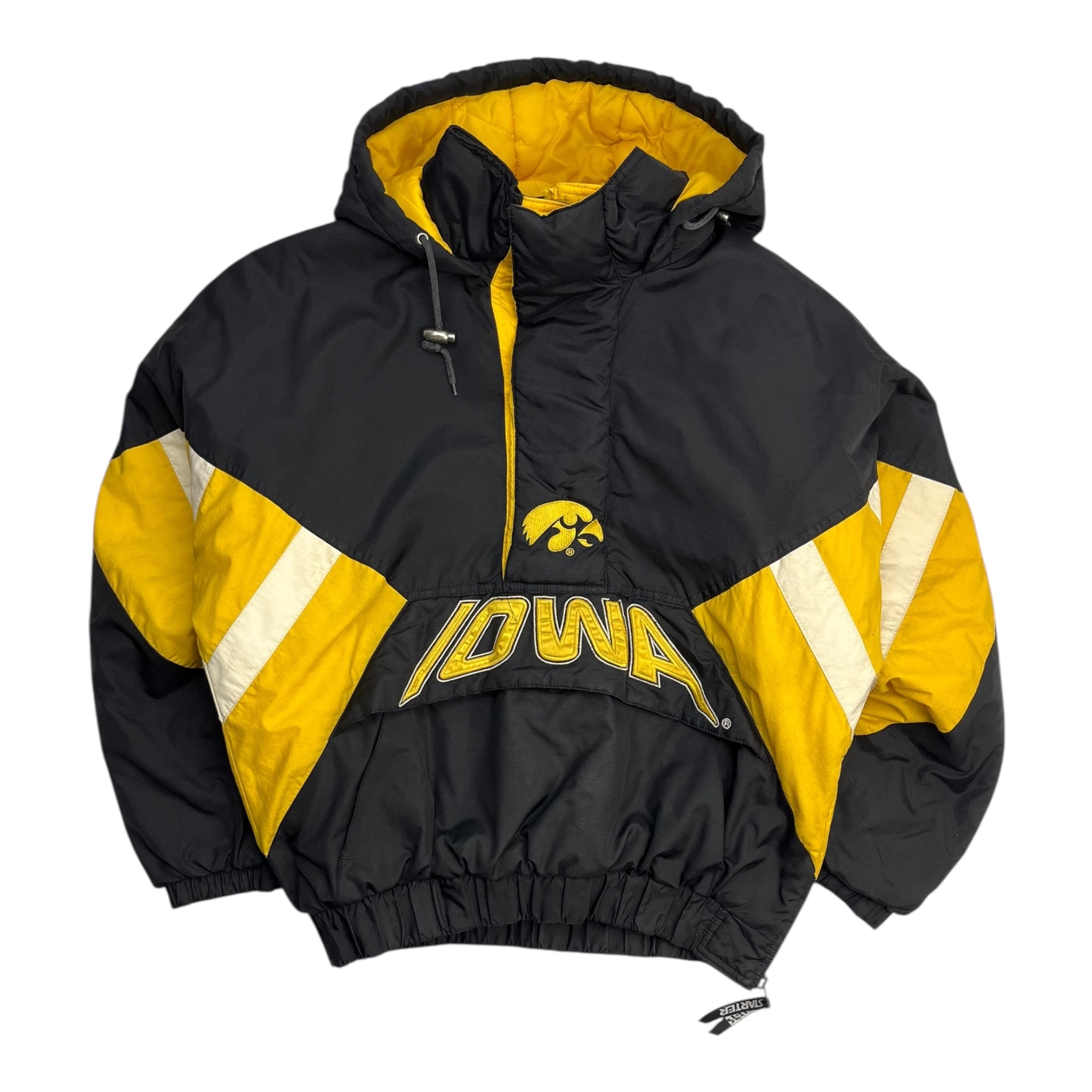 Vintage Iowa Hawkeyes Starter 1/4 Zip Jacket