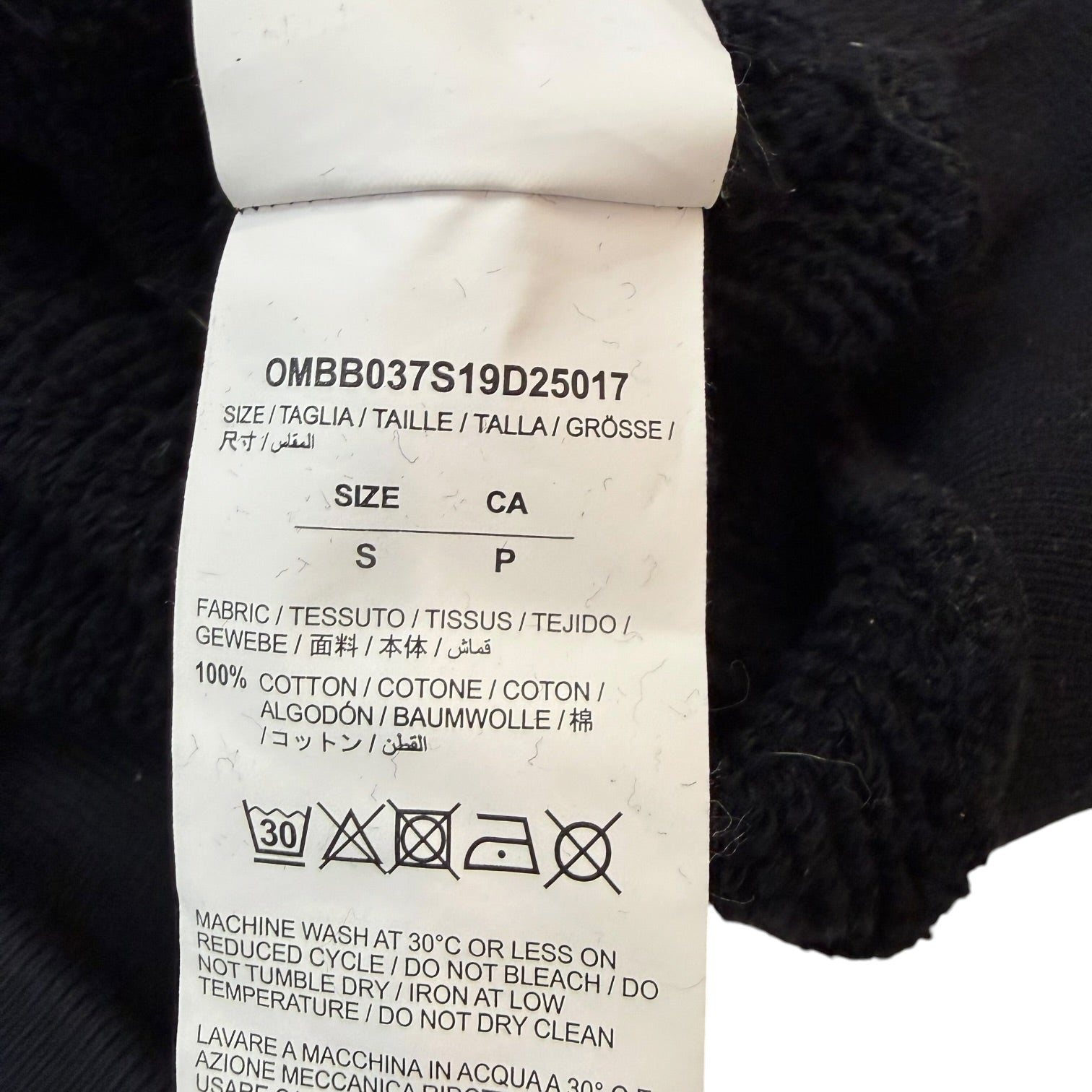 Off-White Diagonal Skulls Hoodie Black