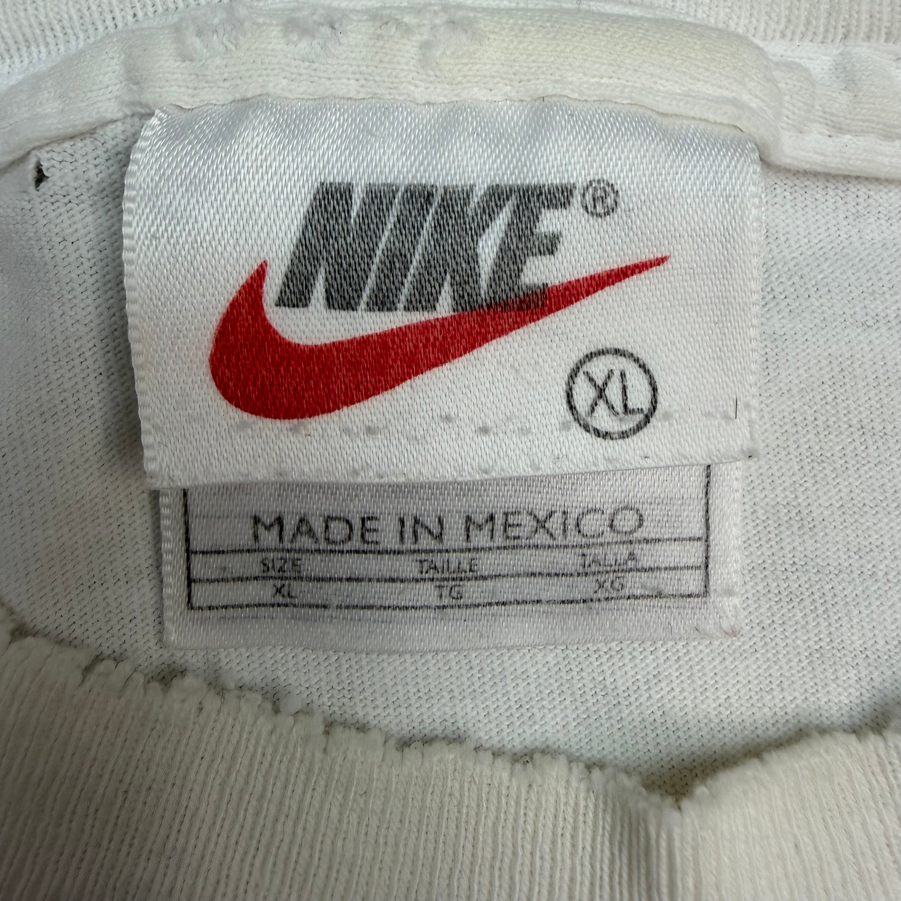Vintage Nike Soccer Logo Tee White