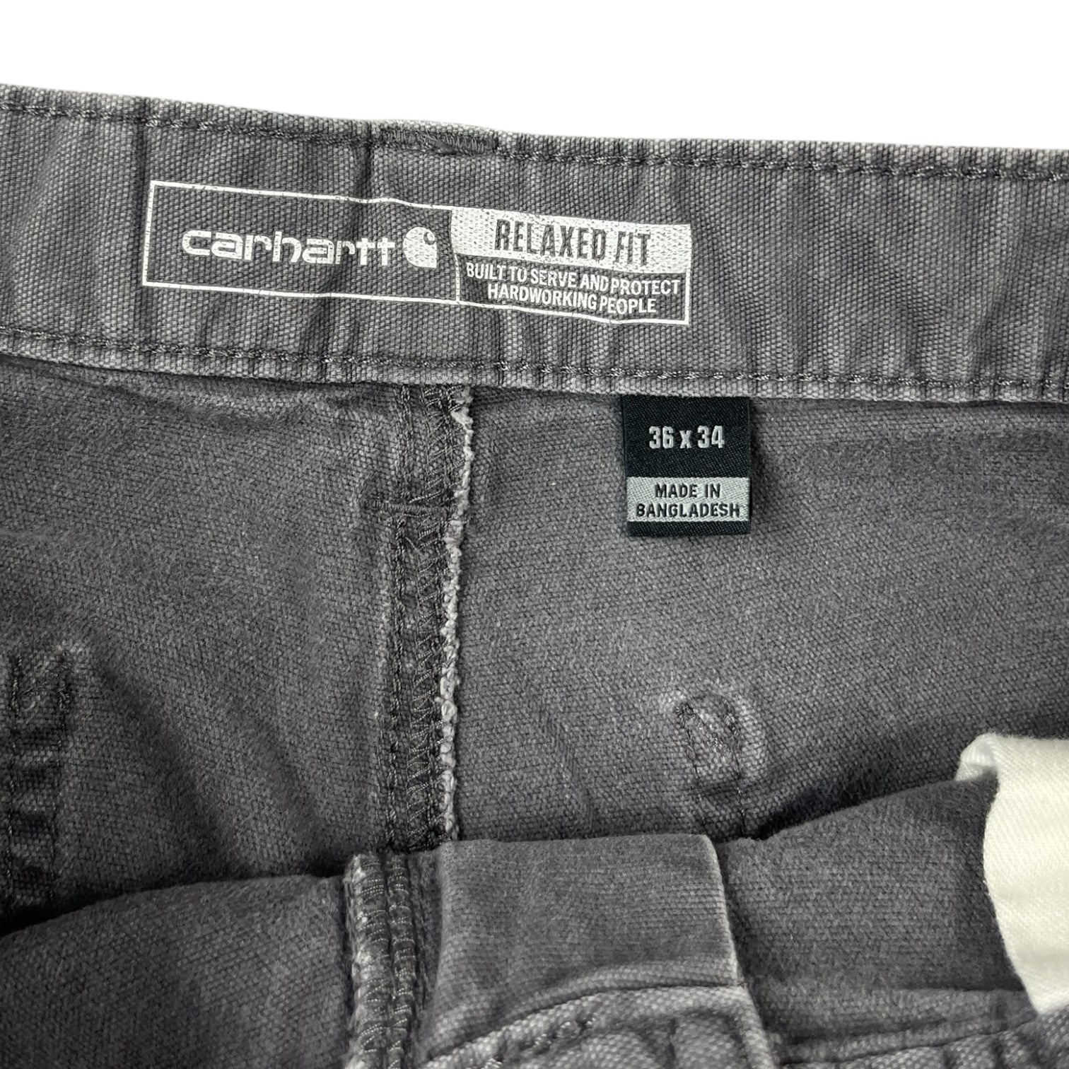 Vintage Carhartt Dungaree Pants Grey
