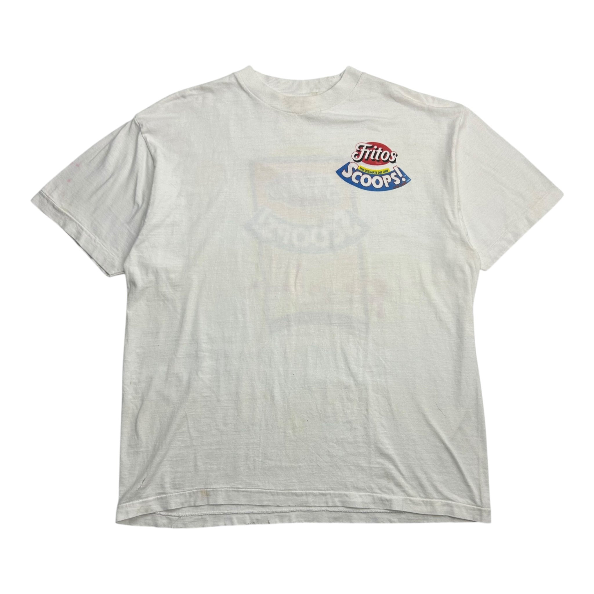 Vintage Fritos Scoops Reba Promo Tee White