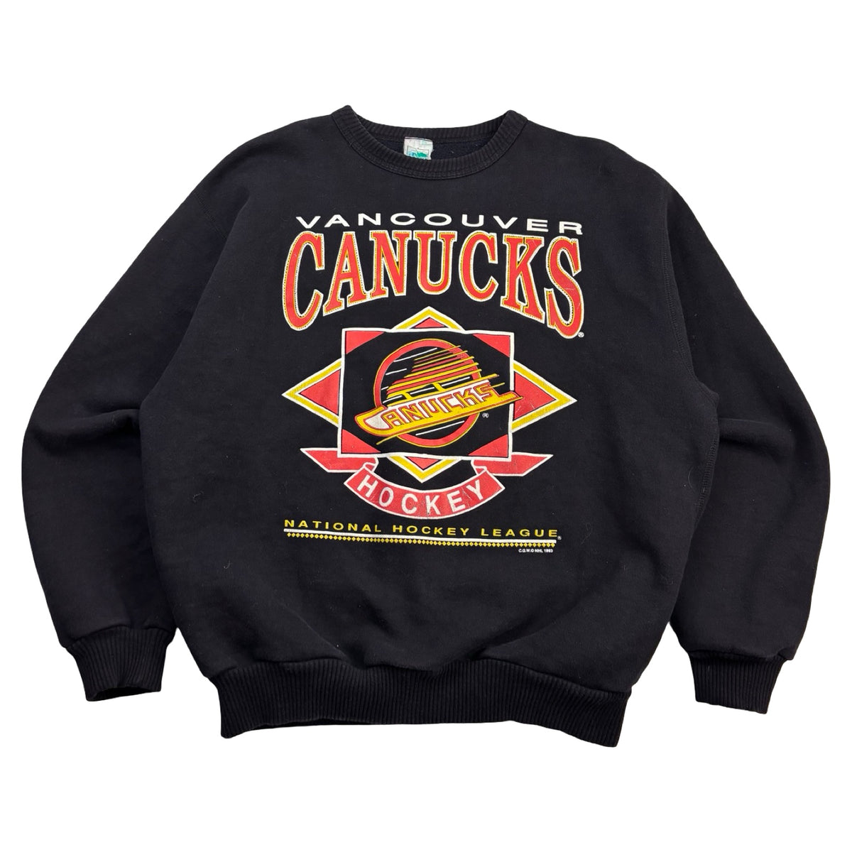 1993 Vancouver Canucks Flying Skate Crew Neck