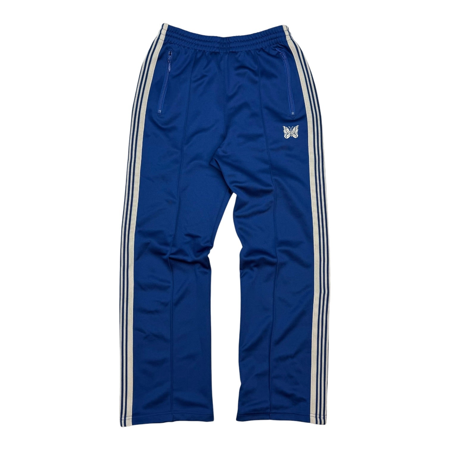 Needles Narrow Track Pants Blue/White