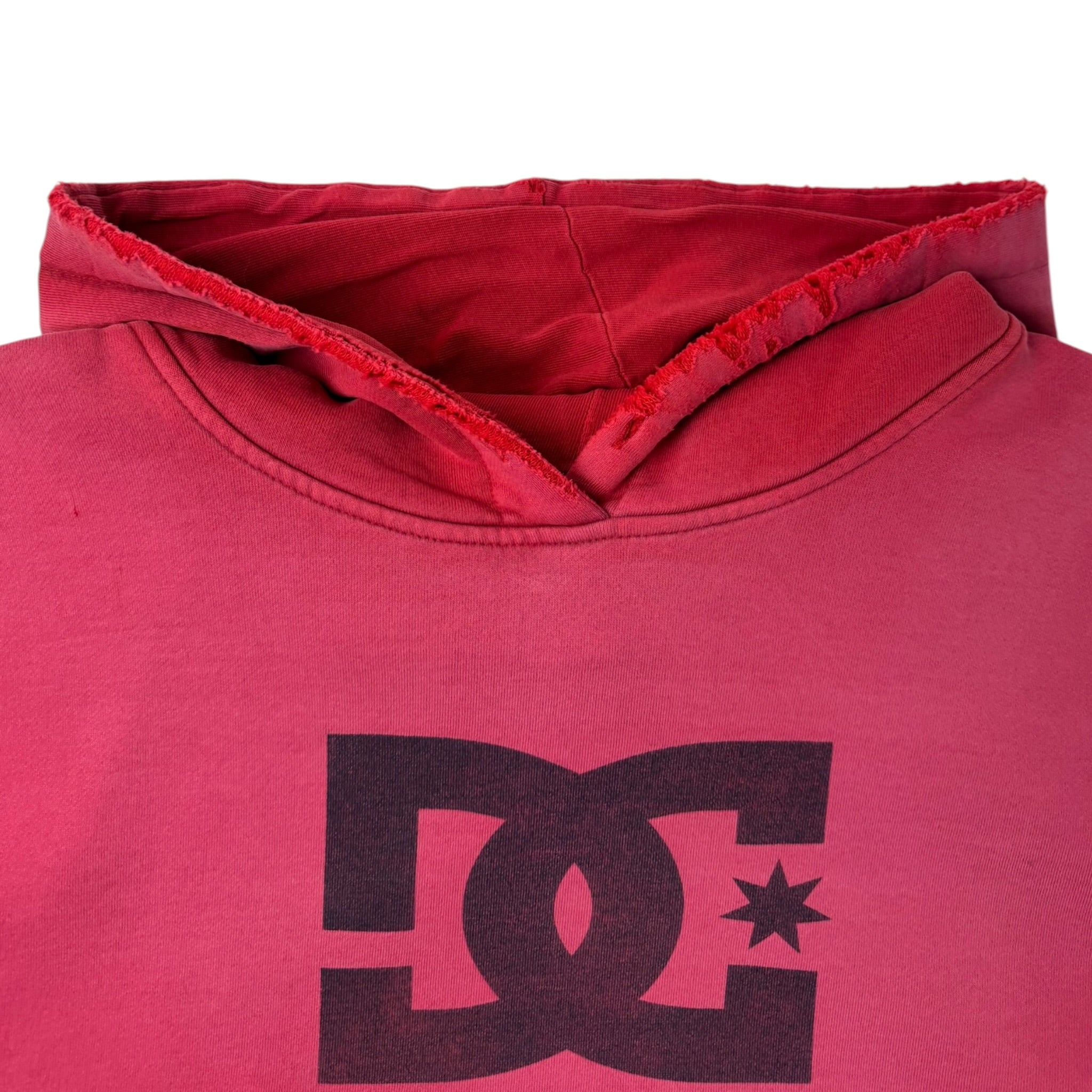 Vintage DC Shoe Co. Hoodie Faded Red