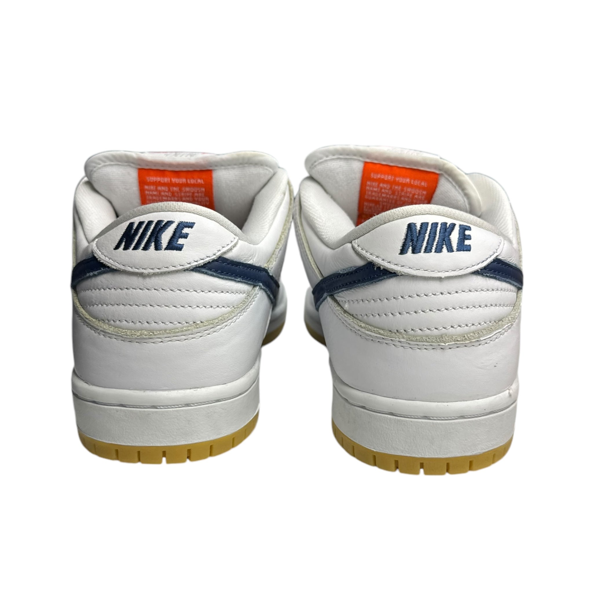 Nike SB Dunk Low Orange Label White Navy (Used)