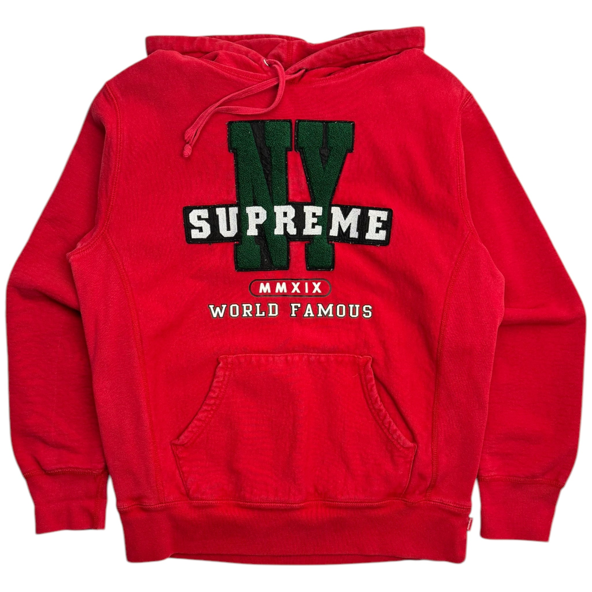 Supreme NY Hooded Sweatshirt Red