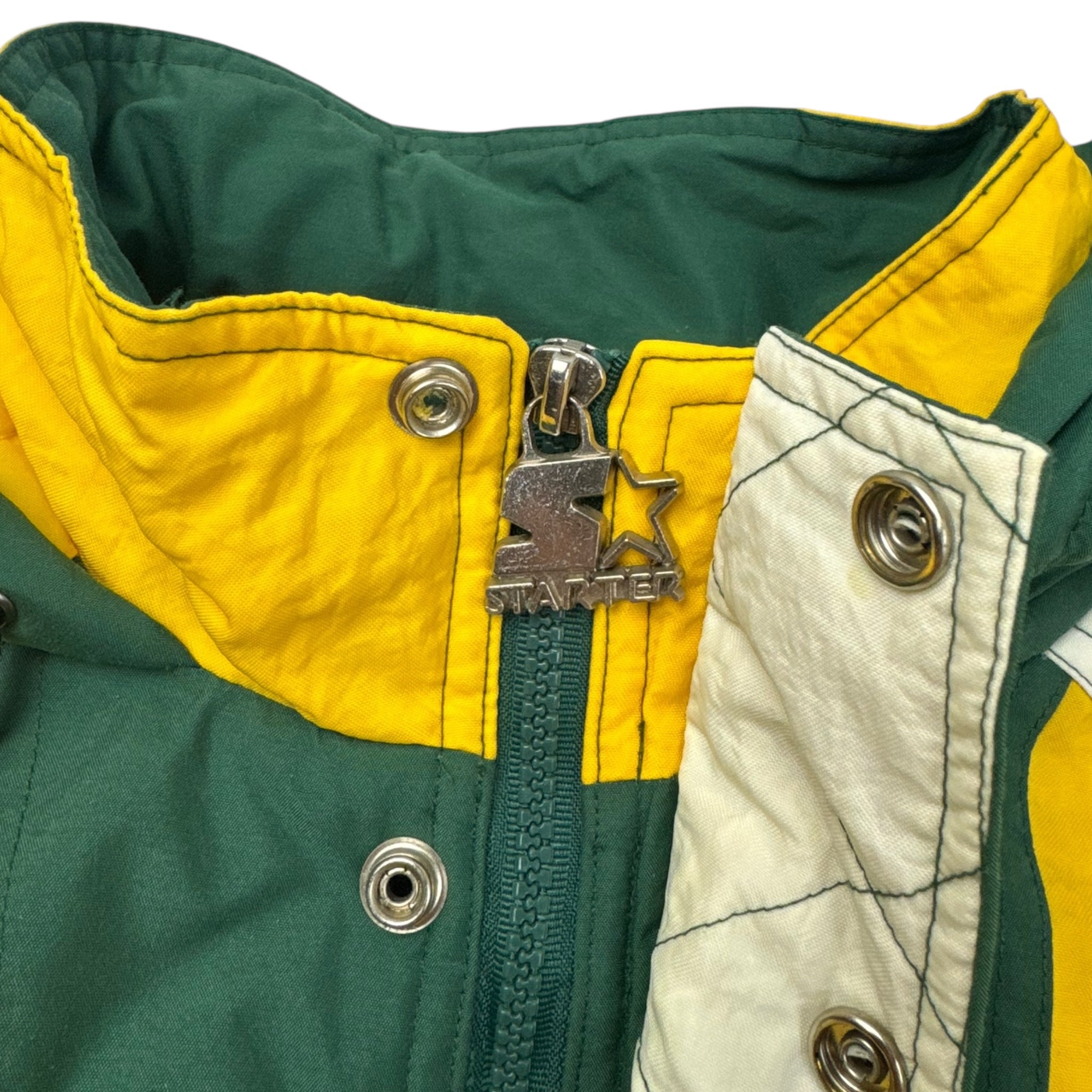 Vintage Green Bay Packers Starter Full-Zip Hooded Jacket