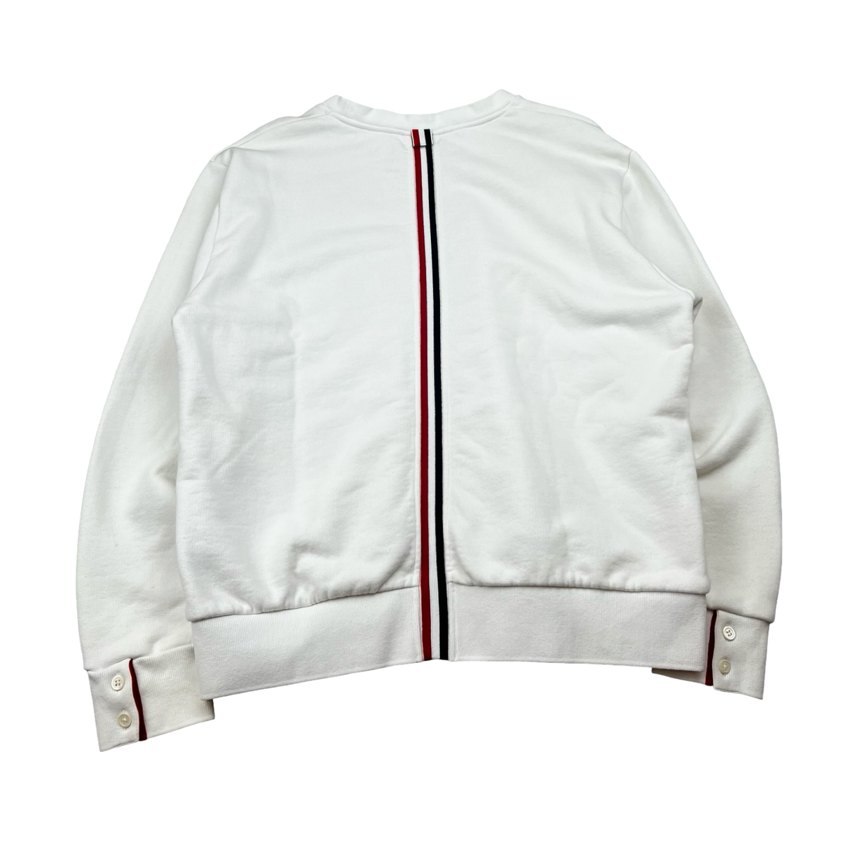 Thom Browne Crewneck Sweatshirt White