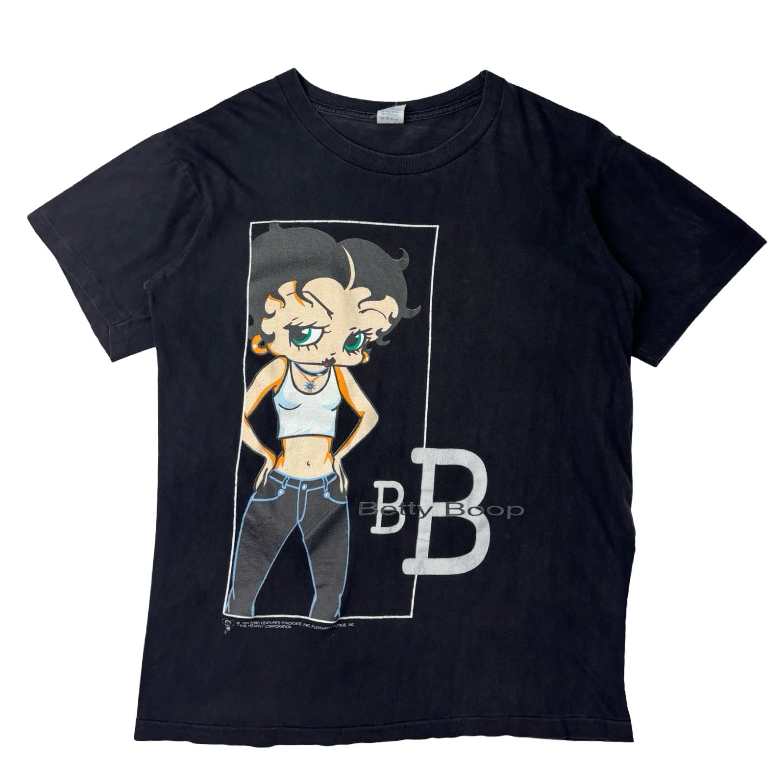 1996 Betty Boop Portrait of a Baddie T-Shirt Black