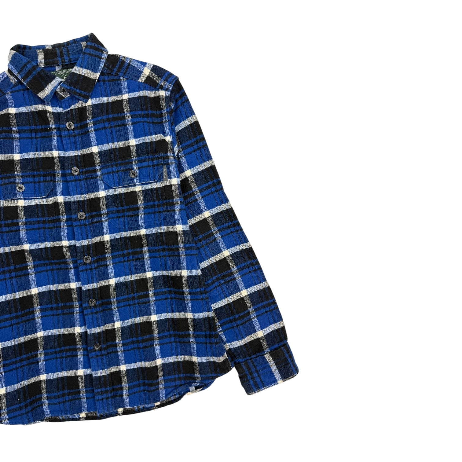 Vintage Woolrich Striped Flannel Blue