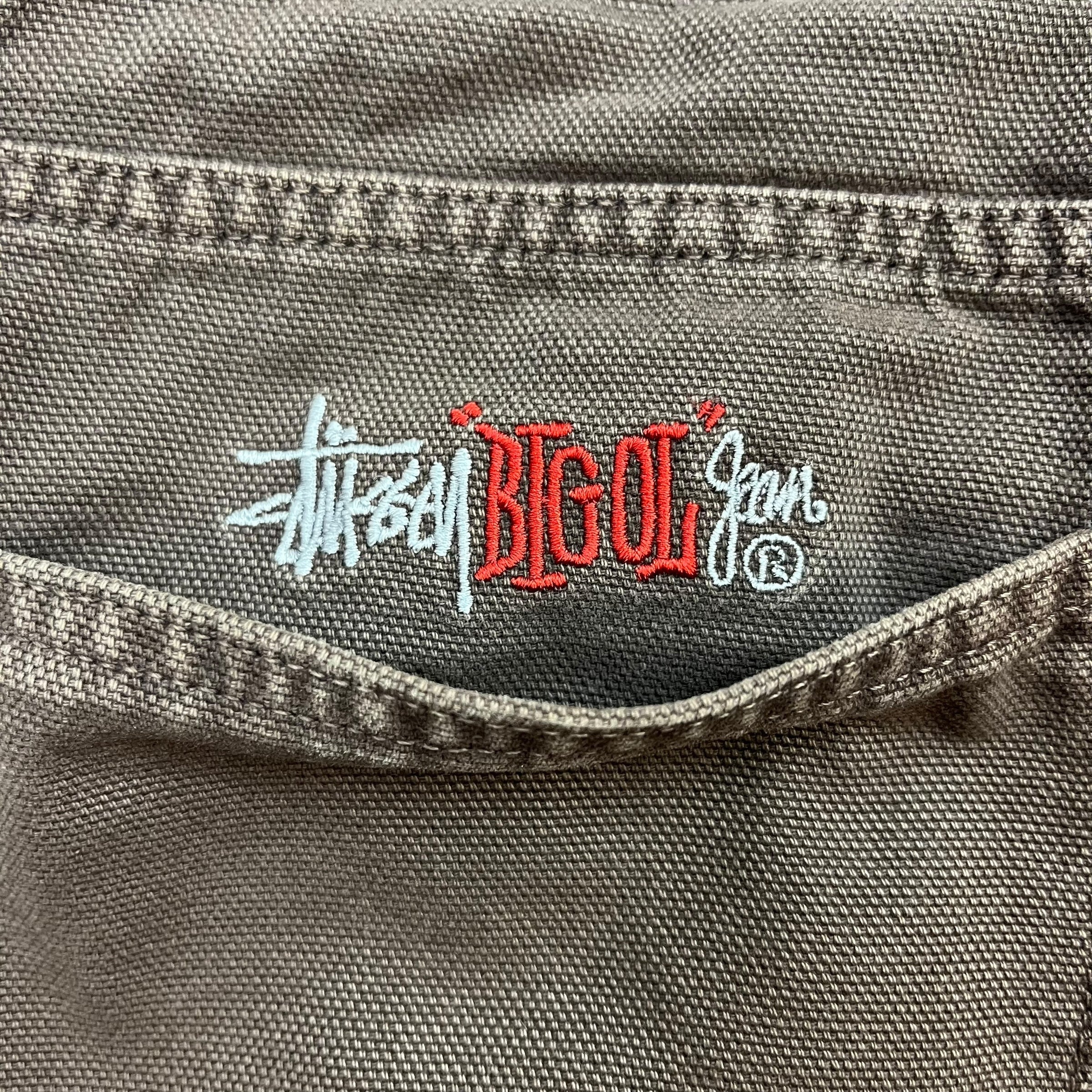 Stussy “BIGOL” Denim Pants Brown