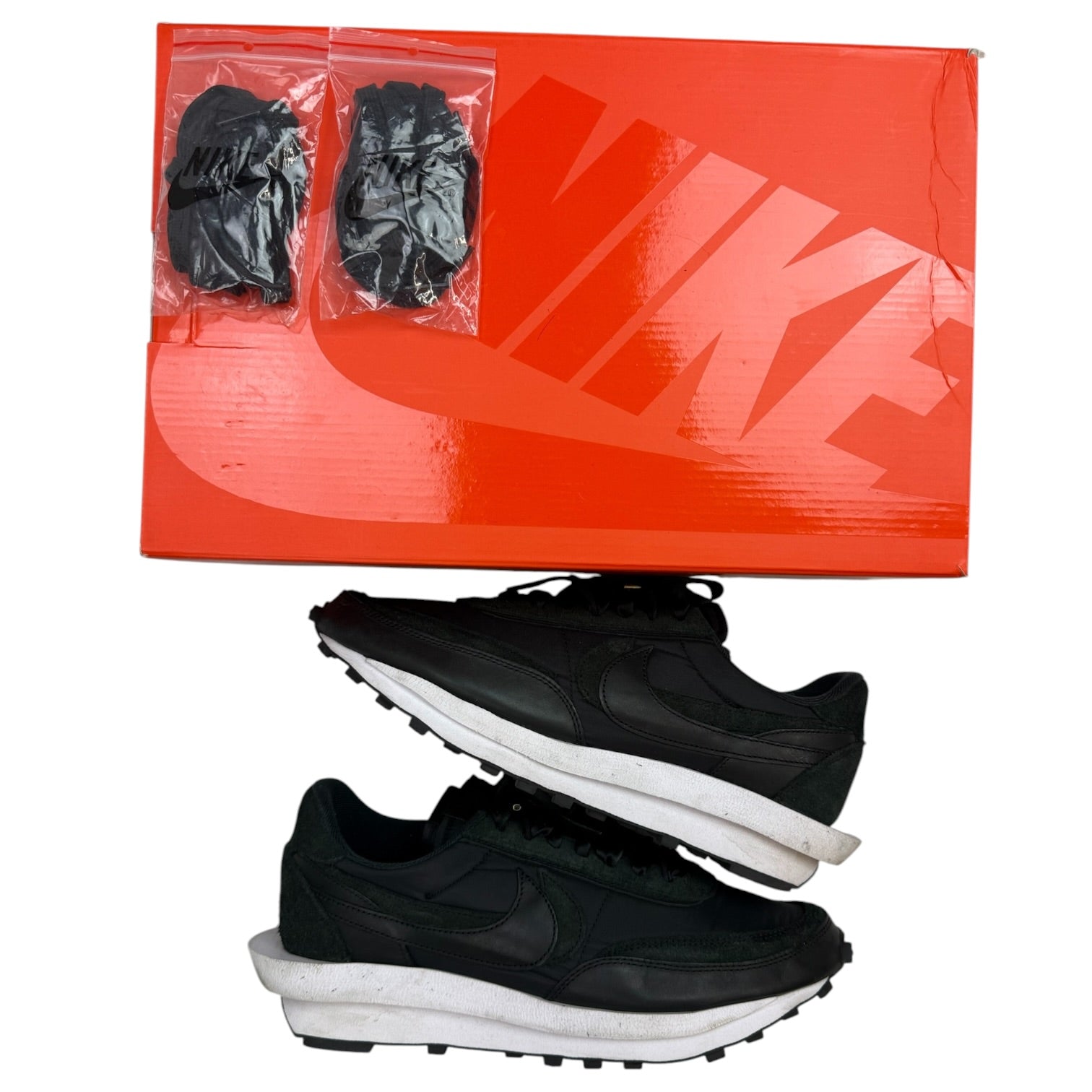 Nike x Sacai LD Waffle Black Nylon (Used)