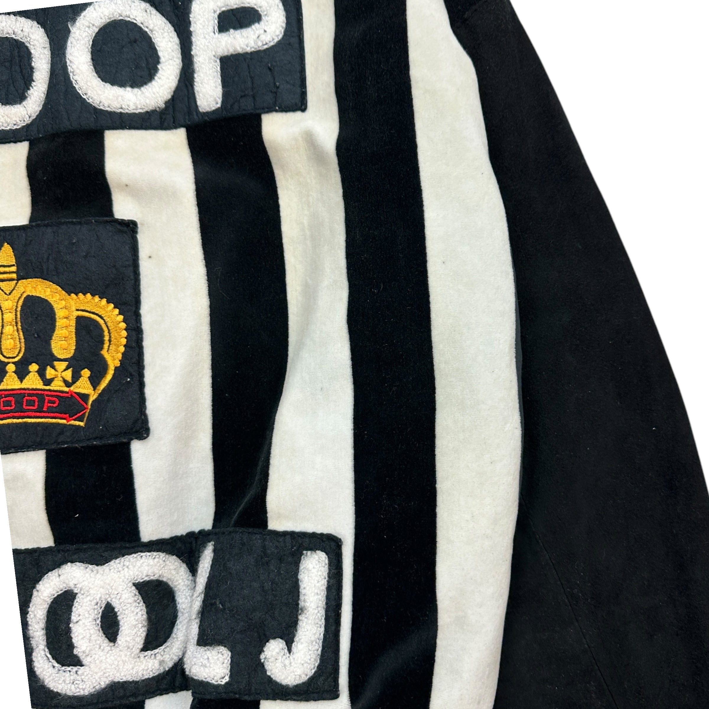 Vintage L.L. Cool J Trooper Zip Up Jacket Black