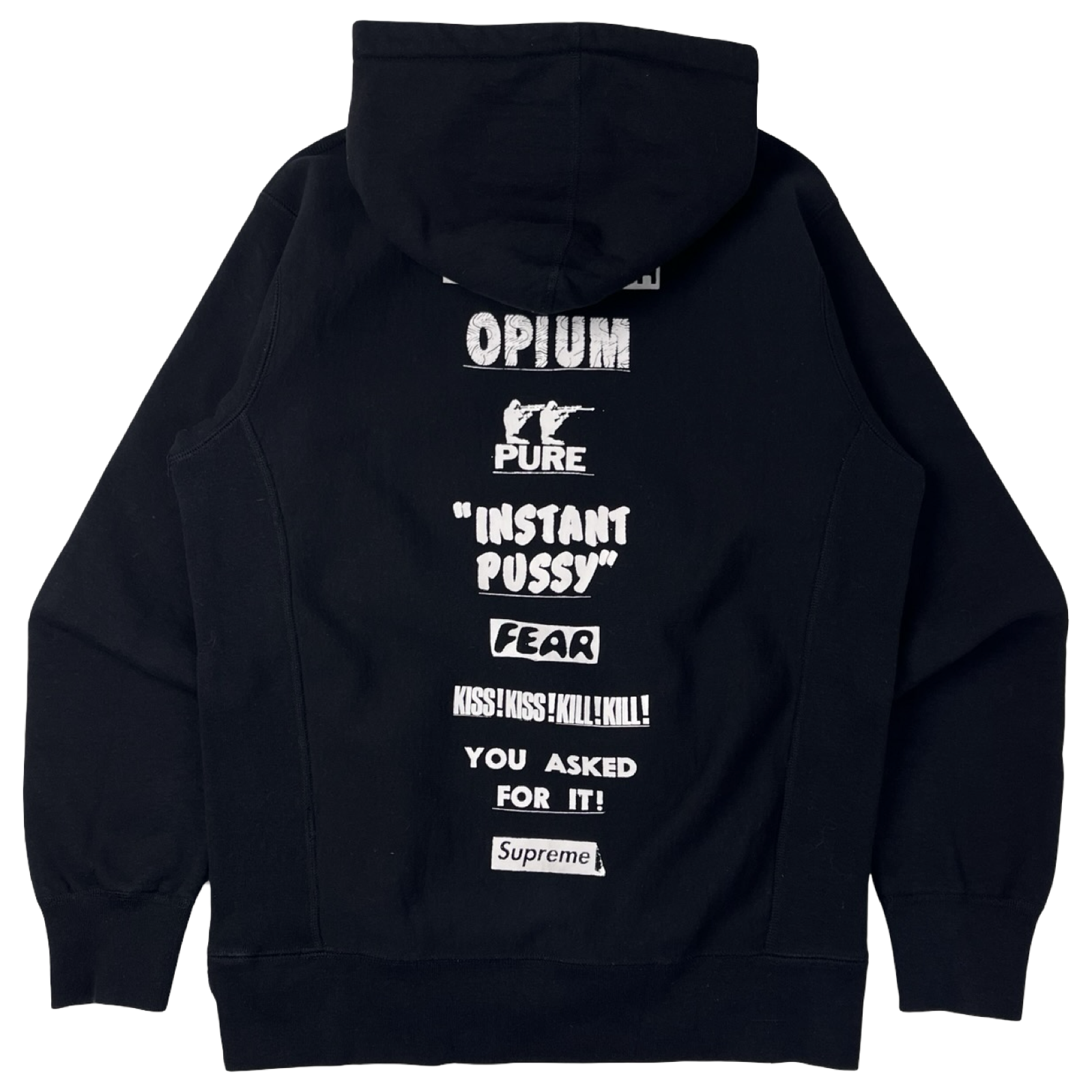 Supreme Pure Fear Anti-Church Pullover Hoodie Black