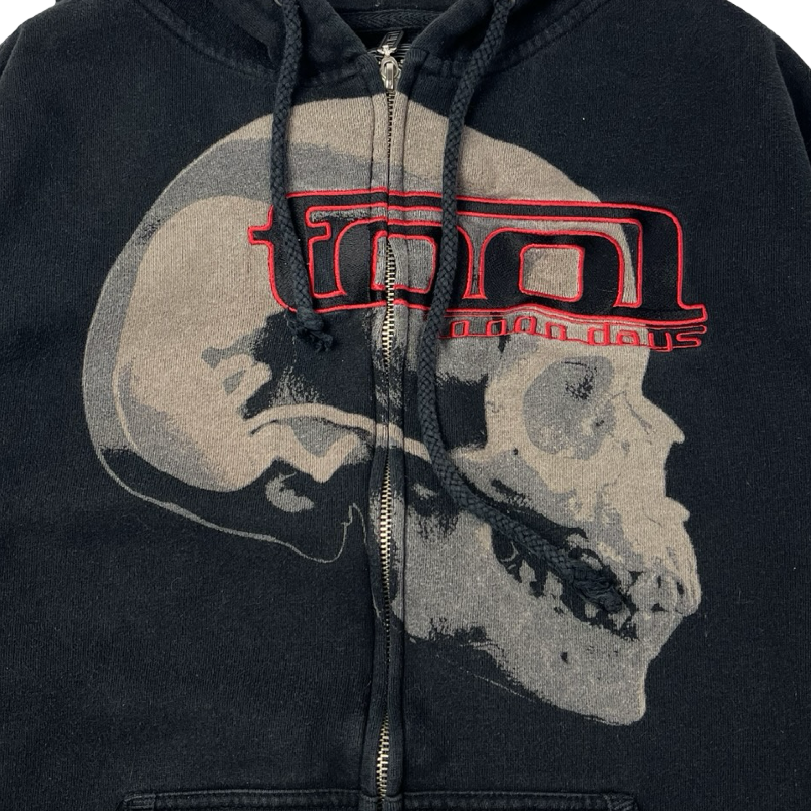 Y2K Tool ‘10000 Days’ Zip Up Band Hoodie Black