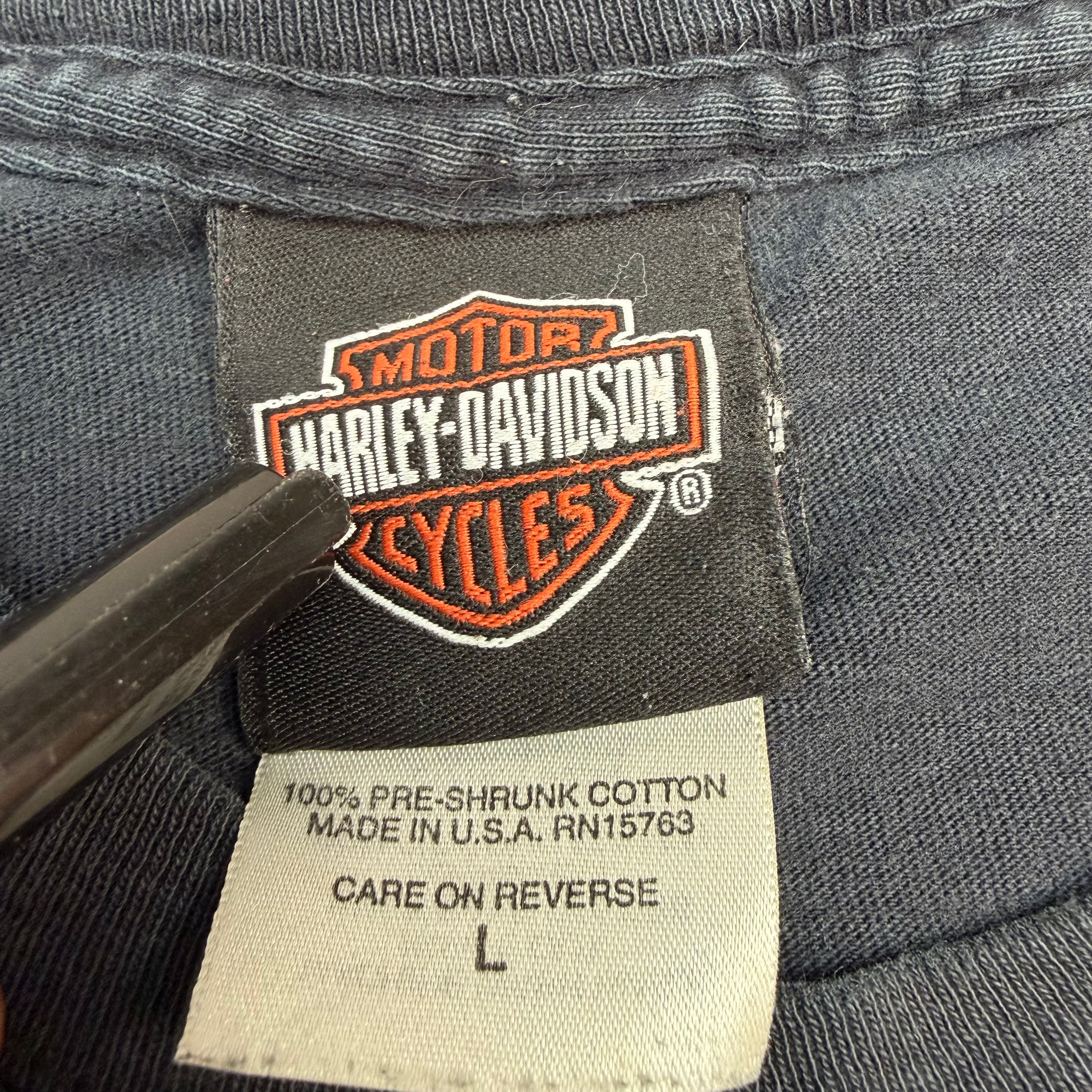 Vintage Harley Davidson Looney Tunes Tee Black
