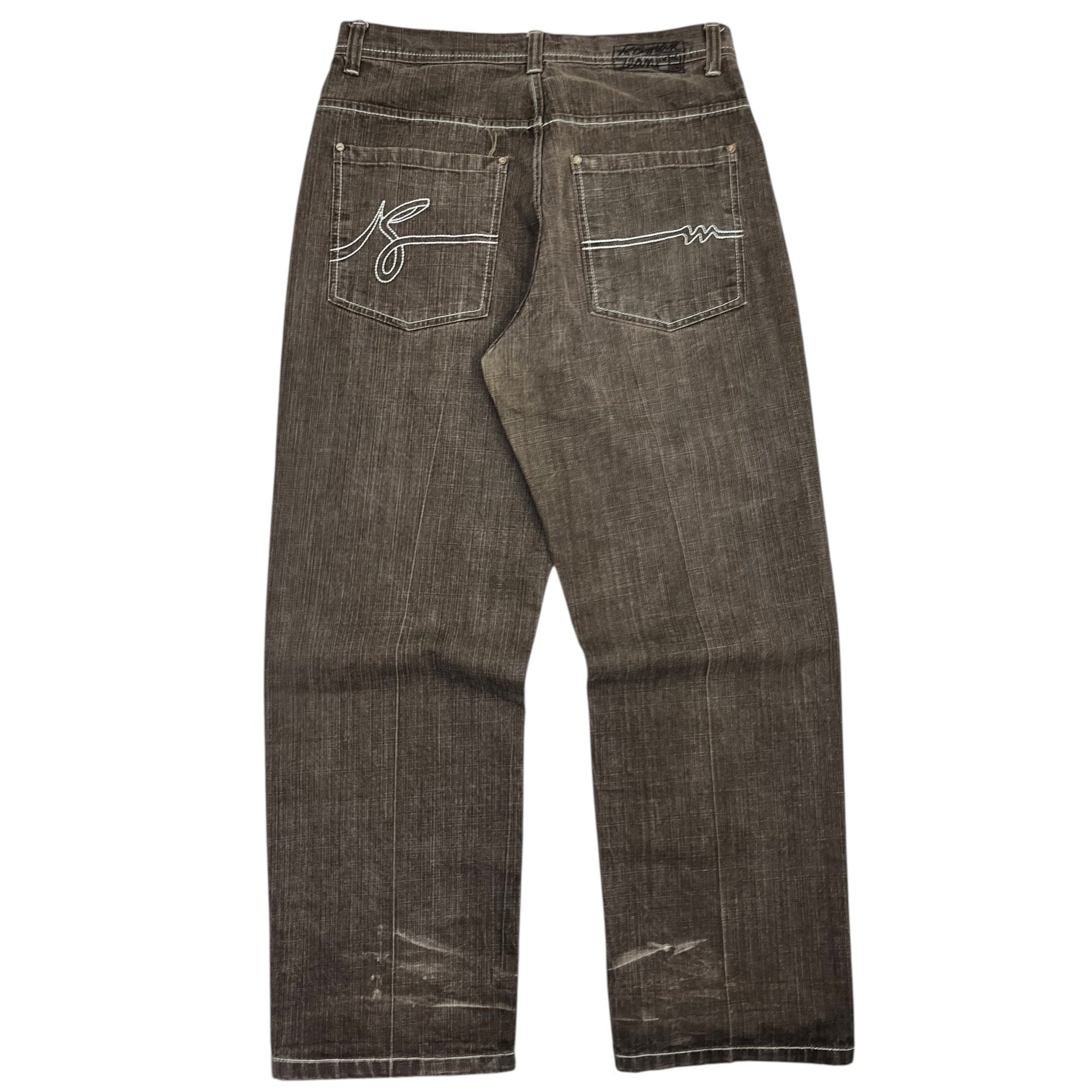 Vintage Y2K Koman Baggy Jeans Brown/Rust