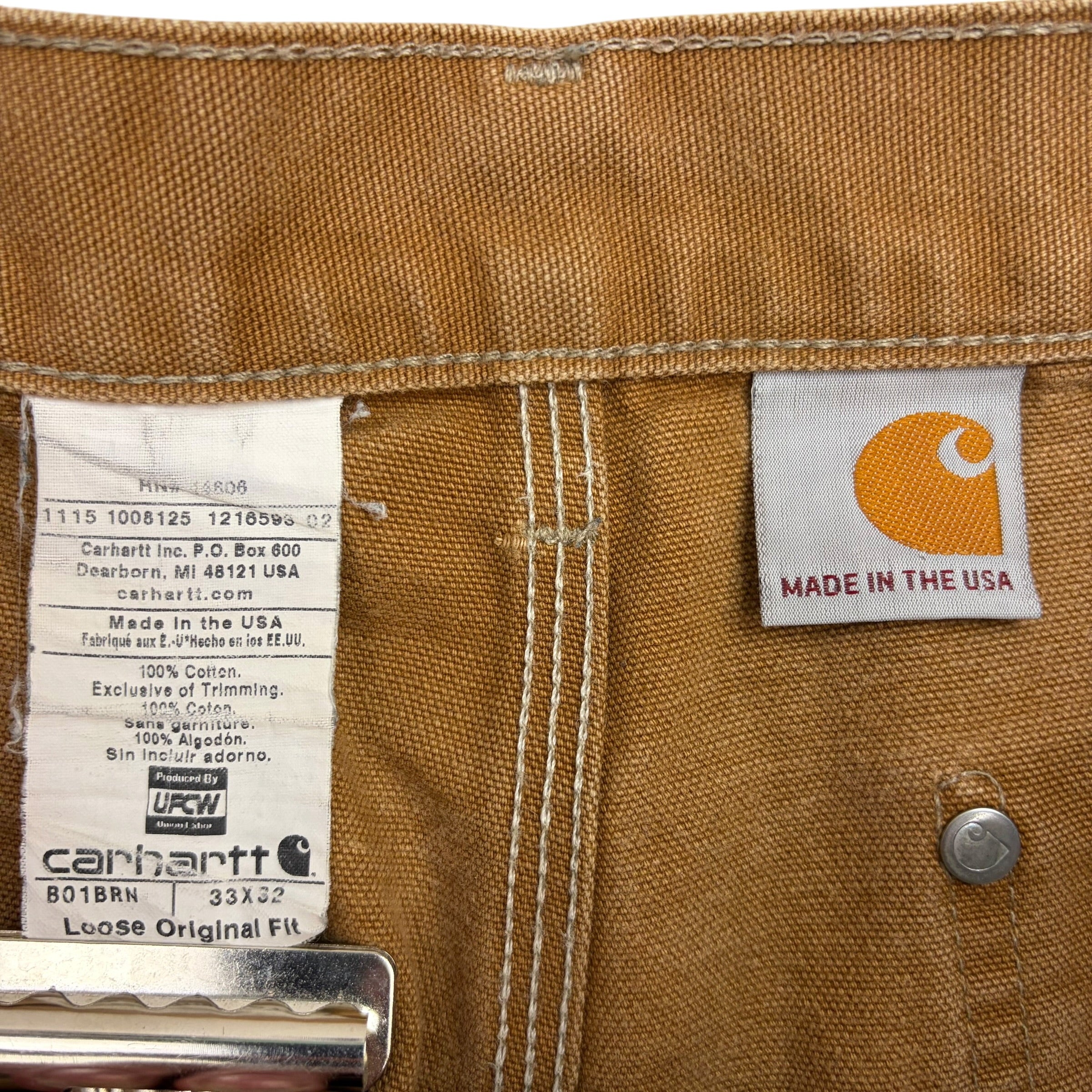 Vintage Carhartt Double Knee Pants Brown