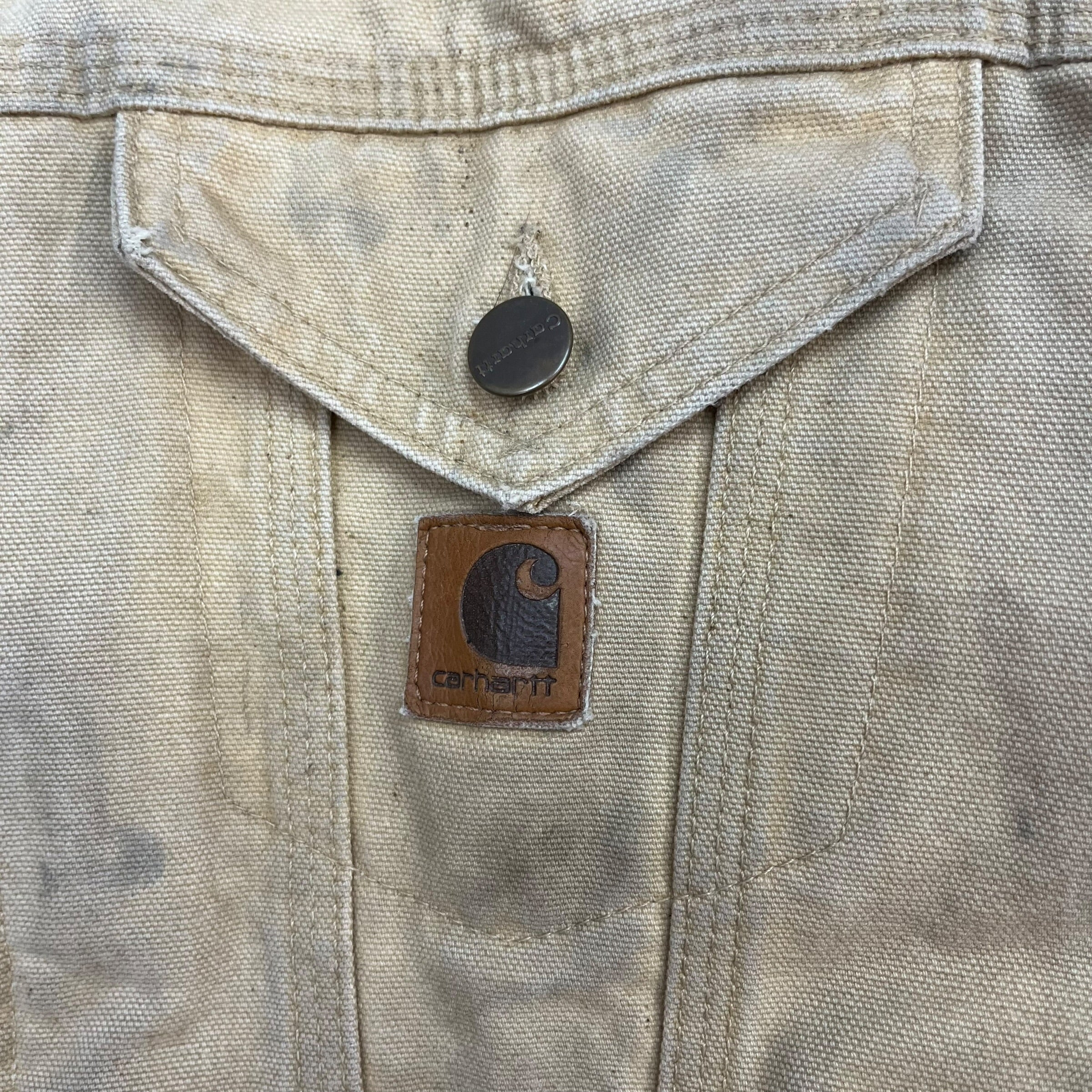 Vintage Carhartt Trucker Jacket Tan