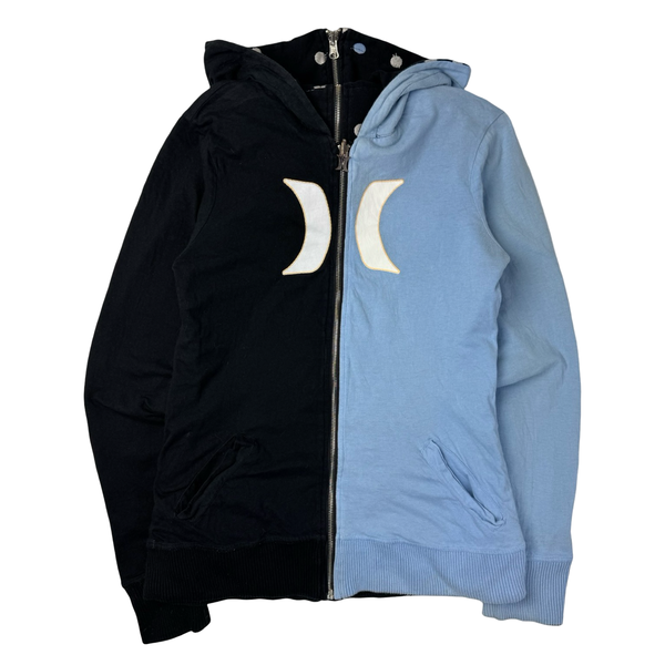 (W) Vintage Y2K Hurley Reversible Zip Up Surf Hoodie