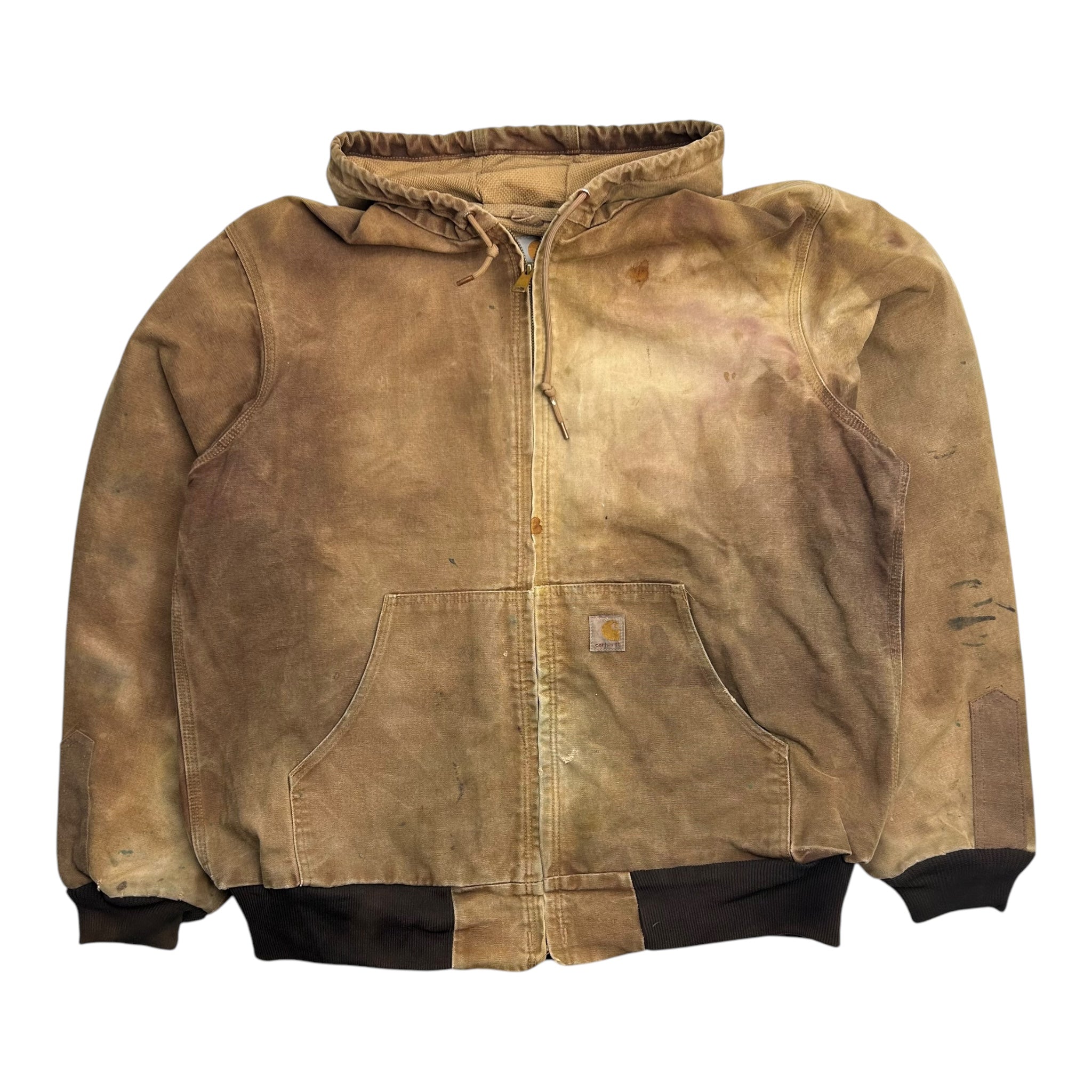 Carhartt Stain Faded Hooded Active Jacket Fading Brown