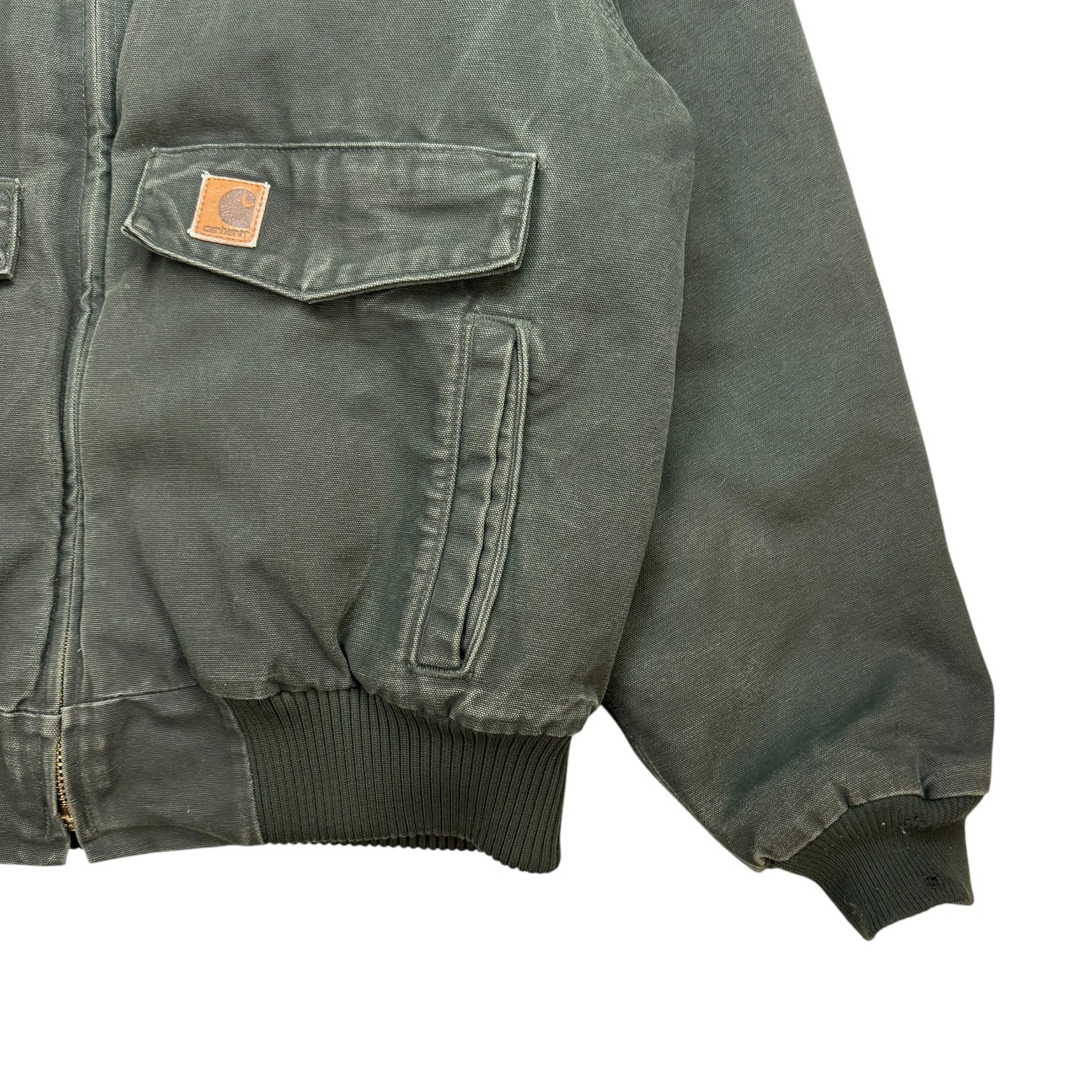 Vintage Carhartt Sandstone Jacket Moss Green